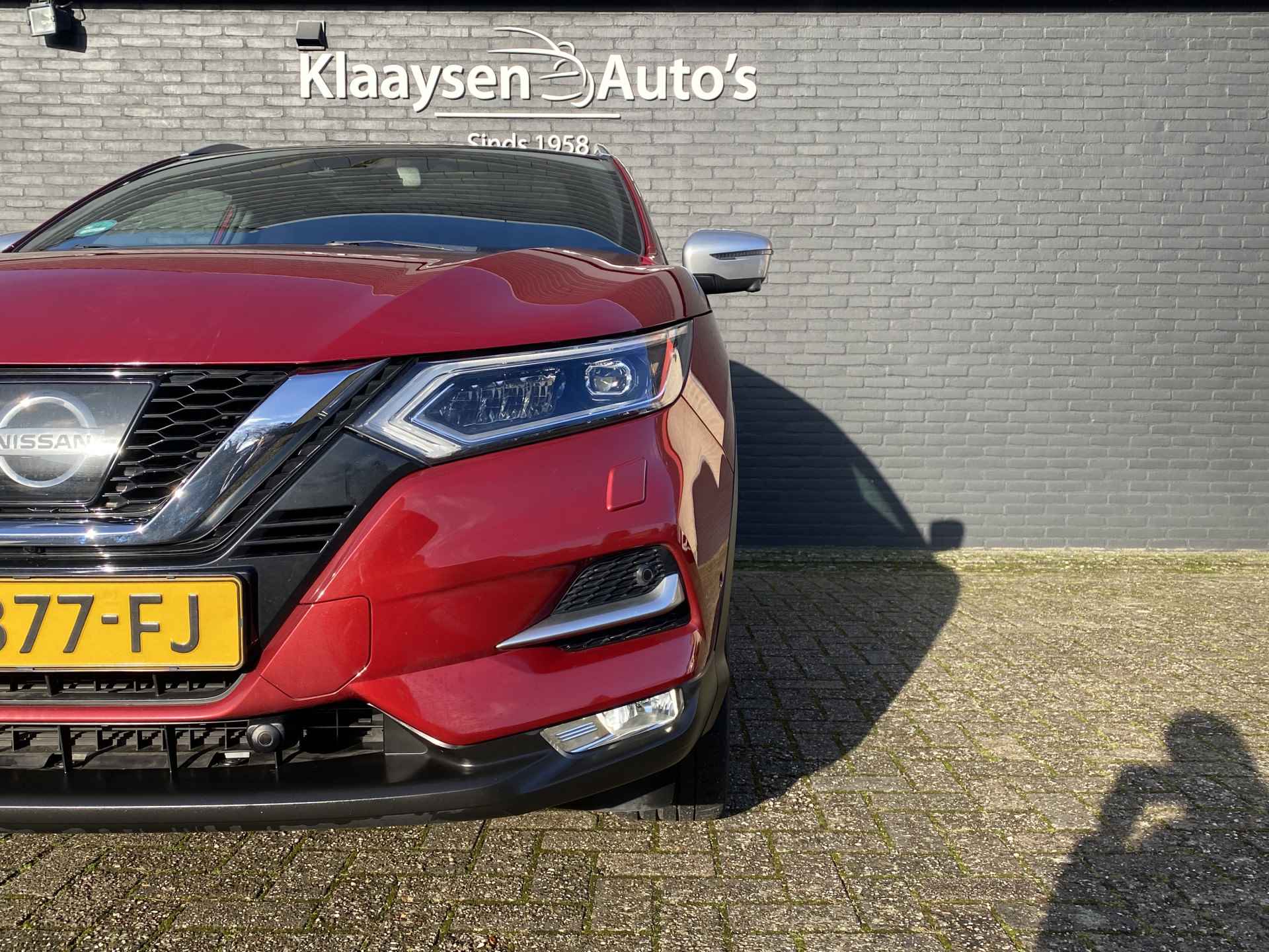 Nissan QASHQAI 1.6 164 pk Tekna + | dealer onderhouden | leder int. | panoramadak | trekhaak | 360 gr. camera | keyless go - 12/44