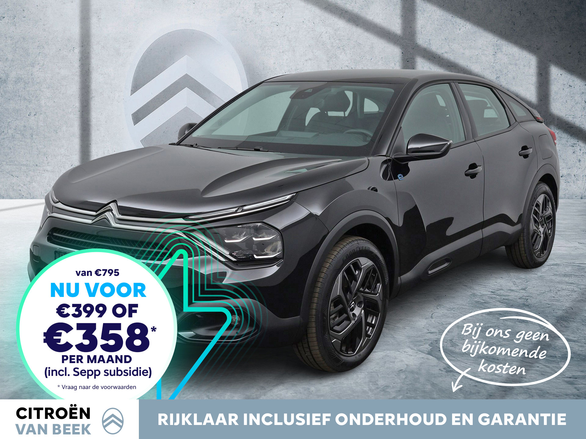 Citroën Ë-C4 Plus 50 kWh | Rijklaar | €358 Private Lease | Connect Navigatie |