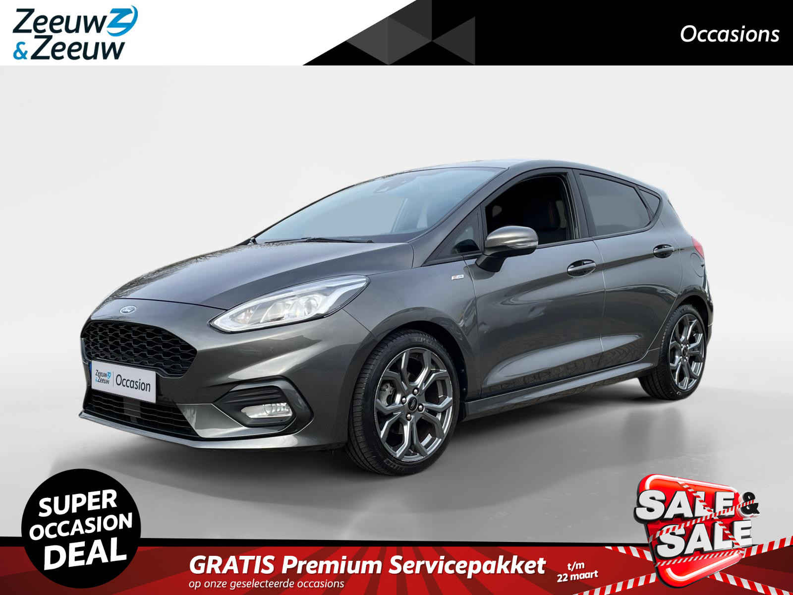 Ford Fiesta 1.0 EcoBoost ST-Line | Unieke KM stand | Stoel + Stuurverwarming | Navi