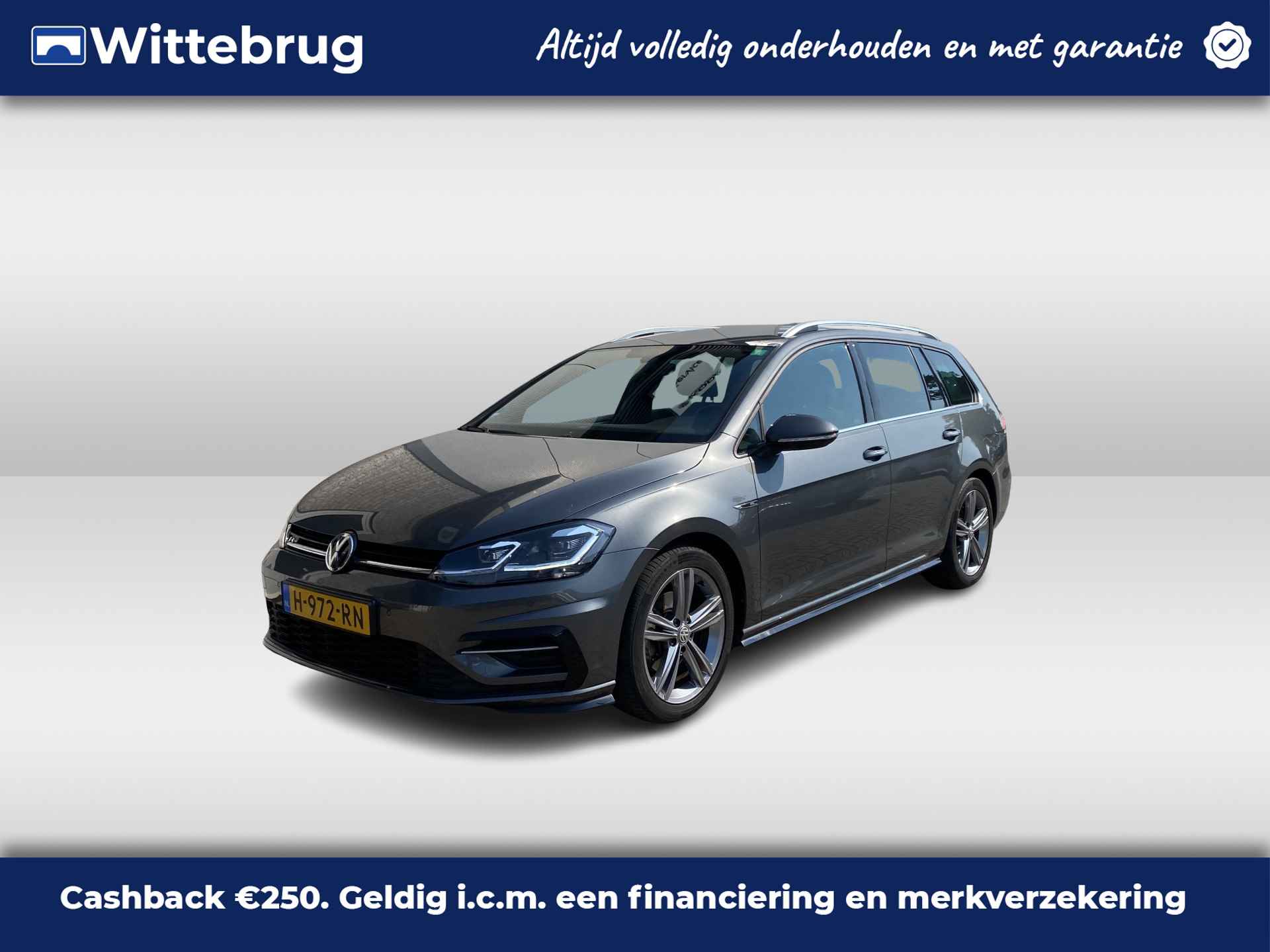 Volkswagen GOLF Variant 1.5 TSI 2x R-Line / AUTOMAAT/ PARK. SENSOREN/ LED/ DIGITAL DASHBOARD/ ADAPT. CRUISE/ APP CONNECT/ NAVI/ CLIMA/ DAB/ 17" LMV/ - 1/26