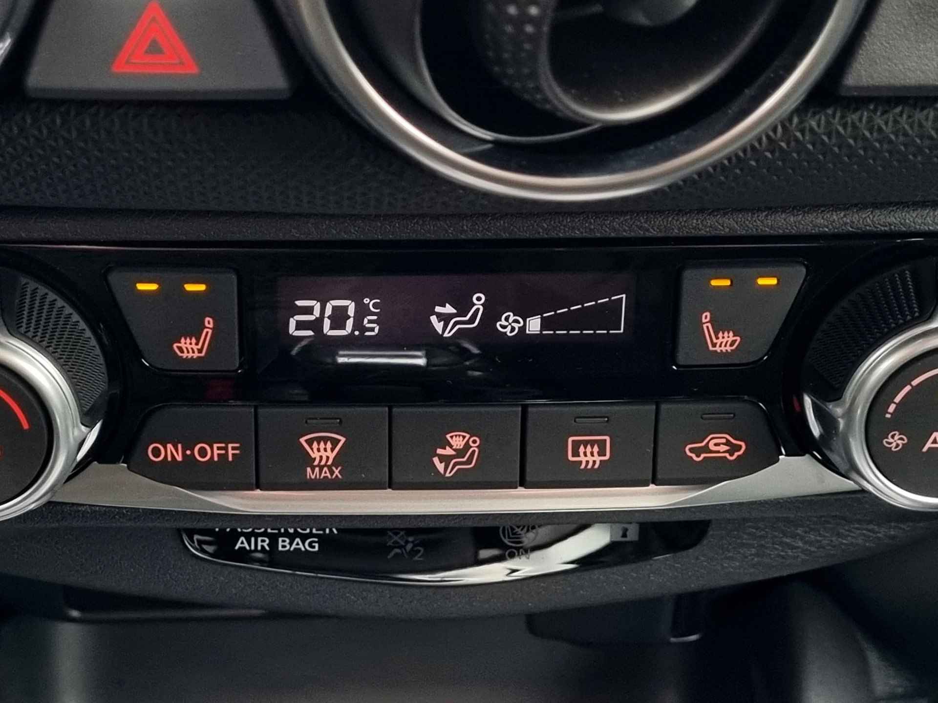 Nissan Juke 1.0 DIG-T Acenta Automaat / Navigatie via Android Auto/Apple Carplay / Camera / Cruise Control / Stoelverwarming - 13/40