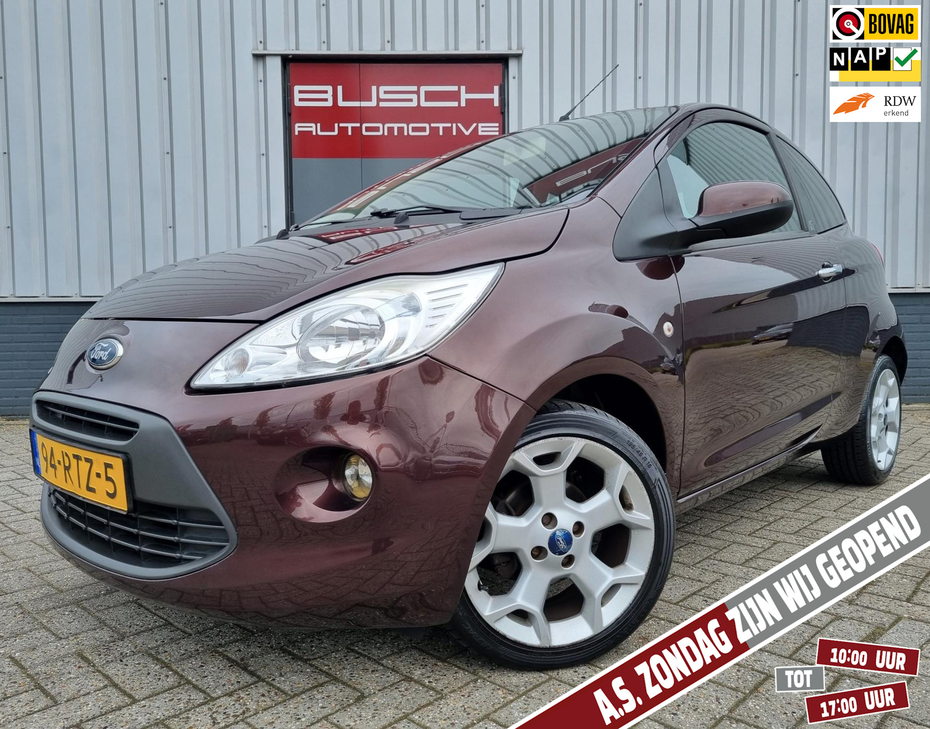 Ford Ka 1.2 Titanium X start/stop | AIRCO | ISOFIX |