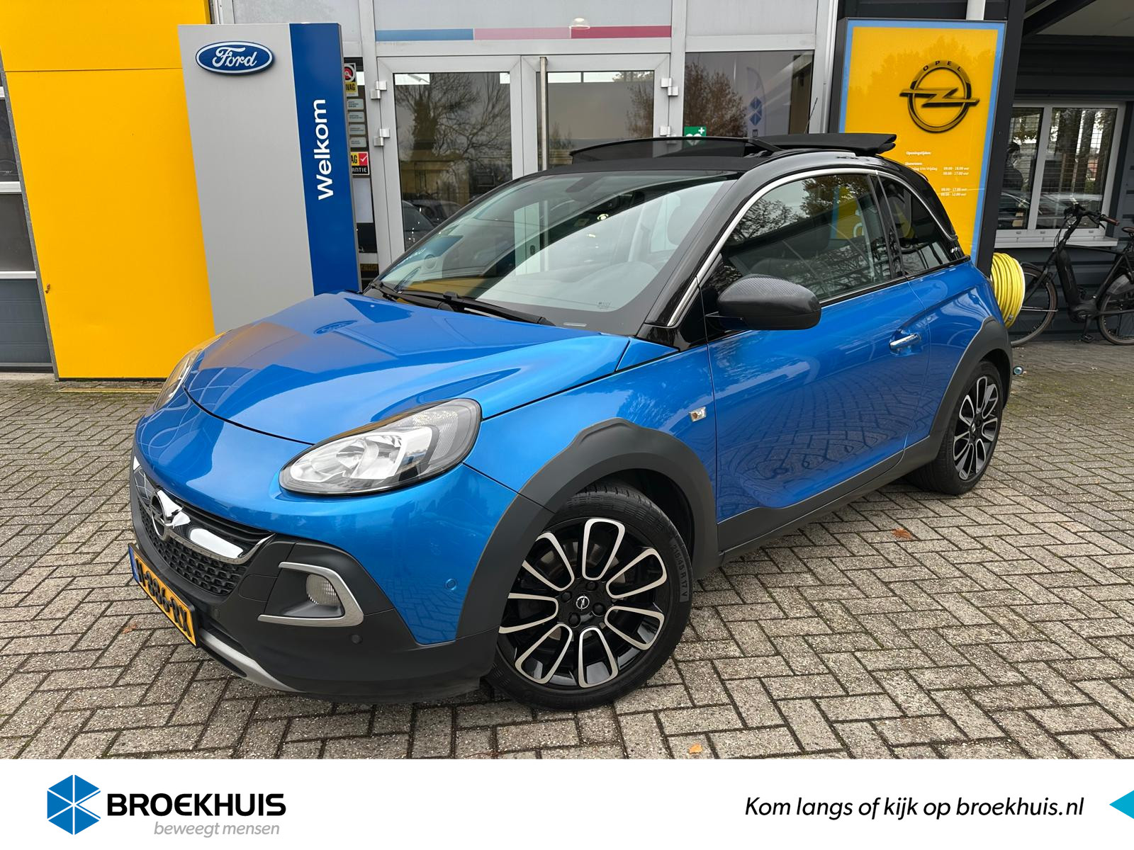 Opel ADAM 1.0 116PK Turbo Rocks | SCHUIFDAK| STOEL- EN STUURVERWARMING| PARKEERSENSOREN V+A| BLUETOOTH| CRUISE CONTROL|