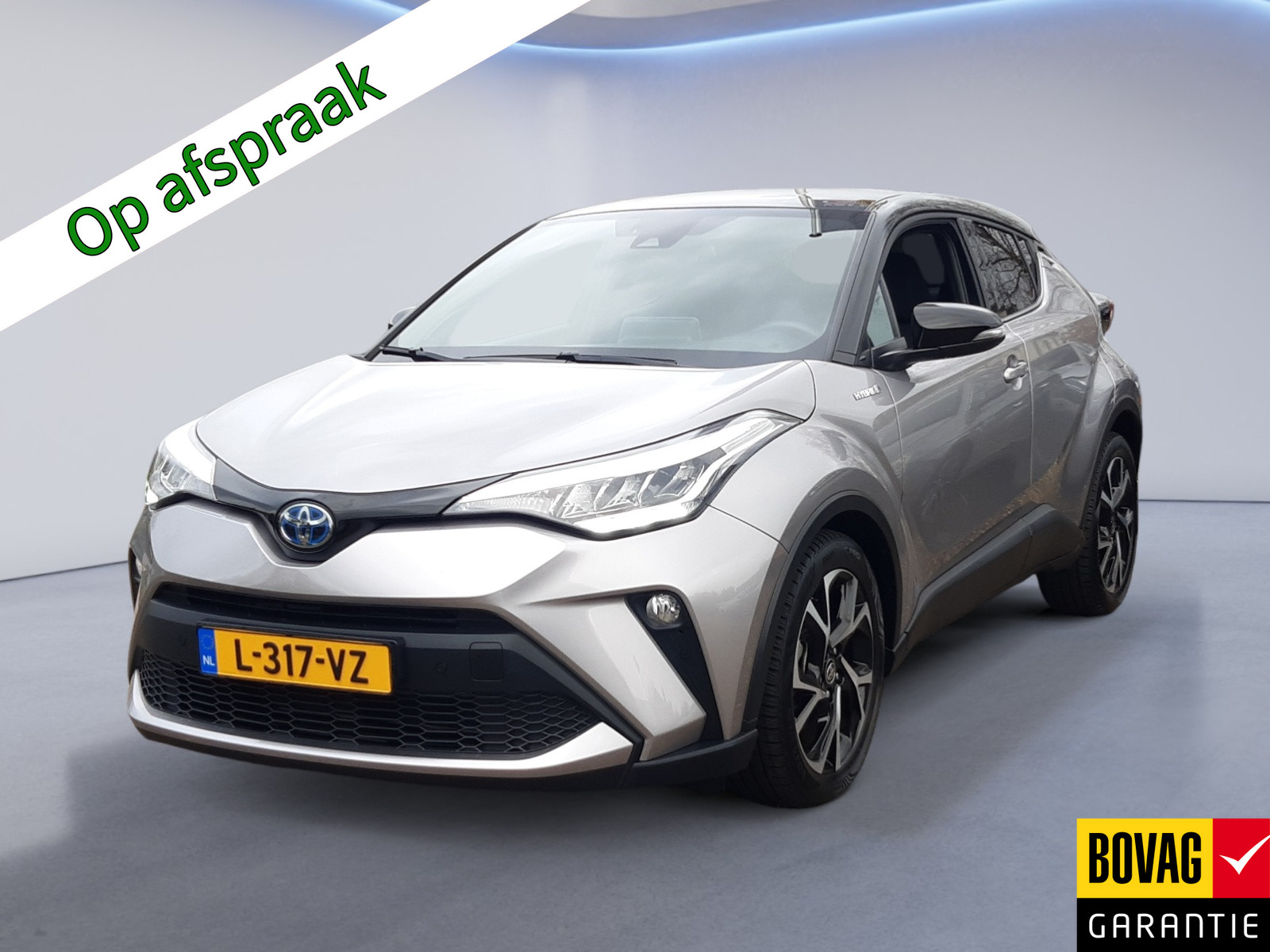 Toyota C-HR 1.8 Hybrid Style (98 PK) 2e-Eig, Toyota-Dealer-Onderh, 12-Mnd-BOVAG, NL-Auto, Navigatie/Apple-Carplay/Android-Auto, Adaptive-Cruisecontrol, Achteruitrijcamera, Keyless-Entry/Start, Parkeersensoren-V+A, Premium-Audio, DAB, Stoelverwarming, Licht-Zicht-Pakket, Lm-Velgen-18Inch, Privacy-Glas