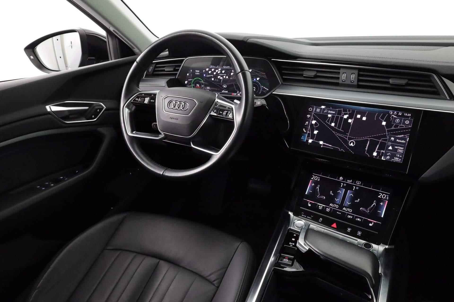 Audi e-tron 55 408PK quattro Advanced 95 kWh | Camera | Standkachel | Luchtvering | Trekhaak | 20 inch - 33/49