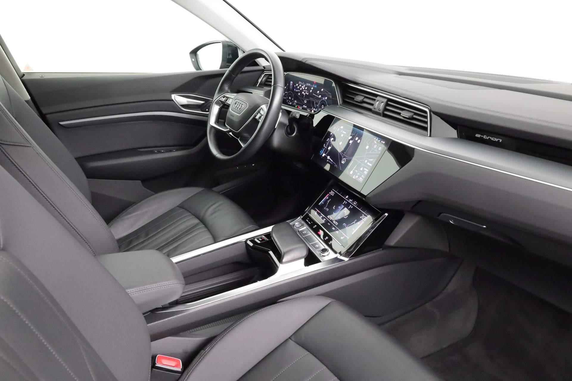Audi e-tron 55 408PK quattro Advanced 95 kWh | Camera | Standkachel | Luchtvering | Trekhaak | 20 inch - 43/49