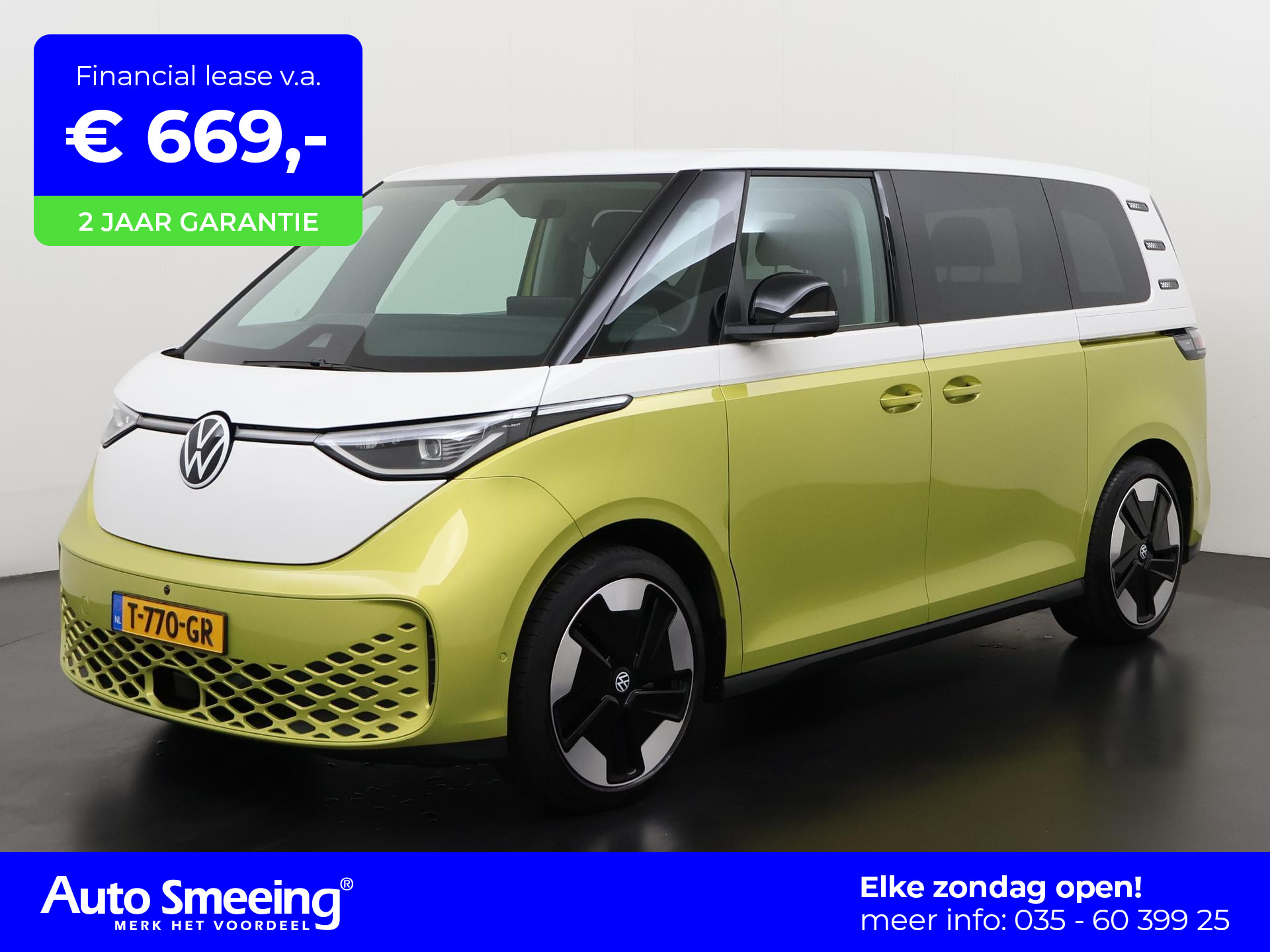 Volkswagen ID. Buzz 1st Max 77kWh 204PK | Trekhaak Uitklap | 360 Camera | Mem Stoel | Zondag Open!