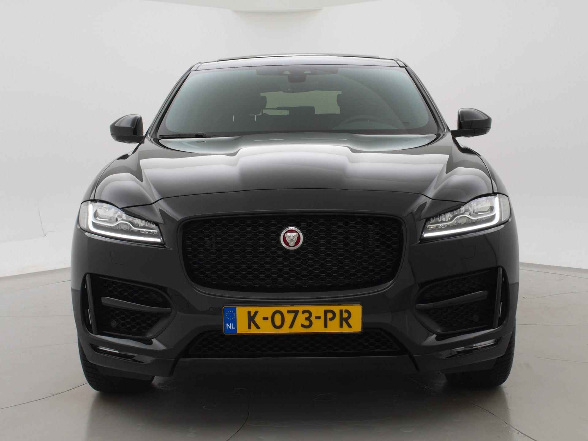 Jaguar F-PACE 2.0T 251 PK AWD R-SPORT + PANORAMA / DIGITALE COCKPIT / 20 INCH / CAMERA - 7/87