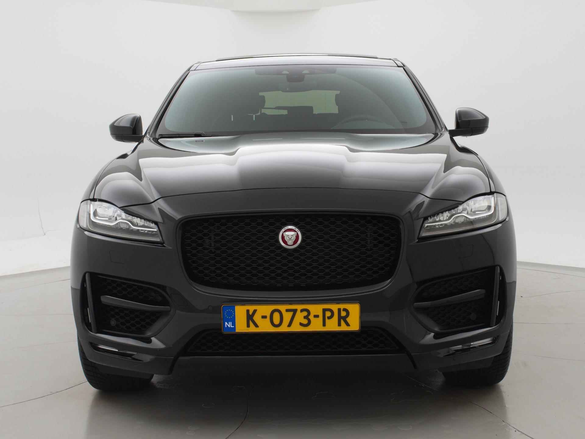 Jaguar F-PACE 2.0T 251 PK AWD R-SPORT + PANORAMA / DIGITALE COCKPIT / 20 INCH / CAMERA - 54/87