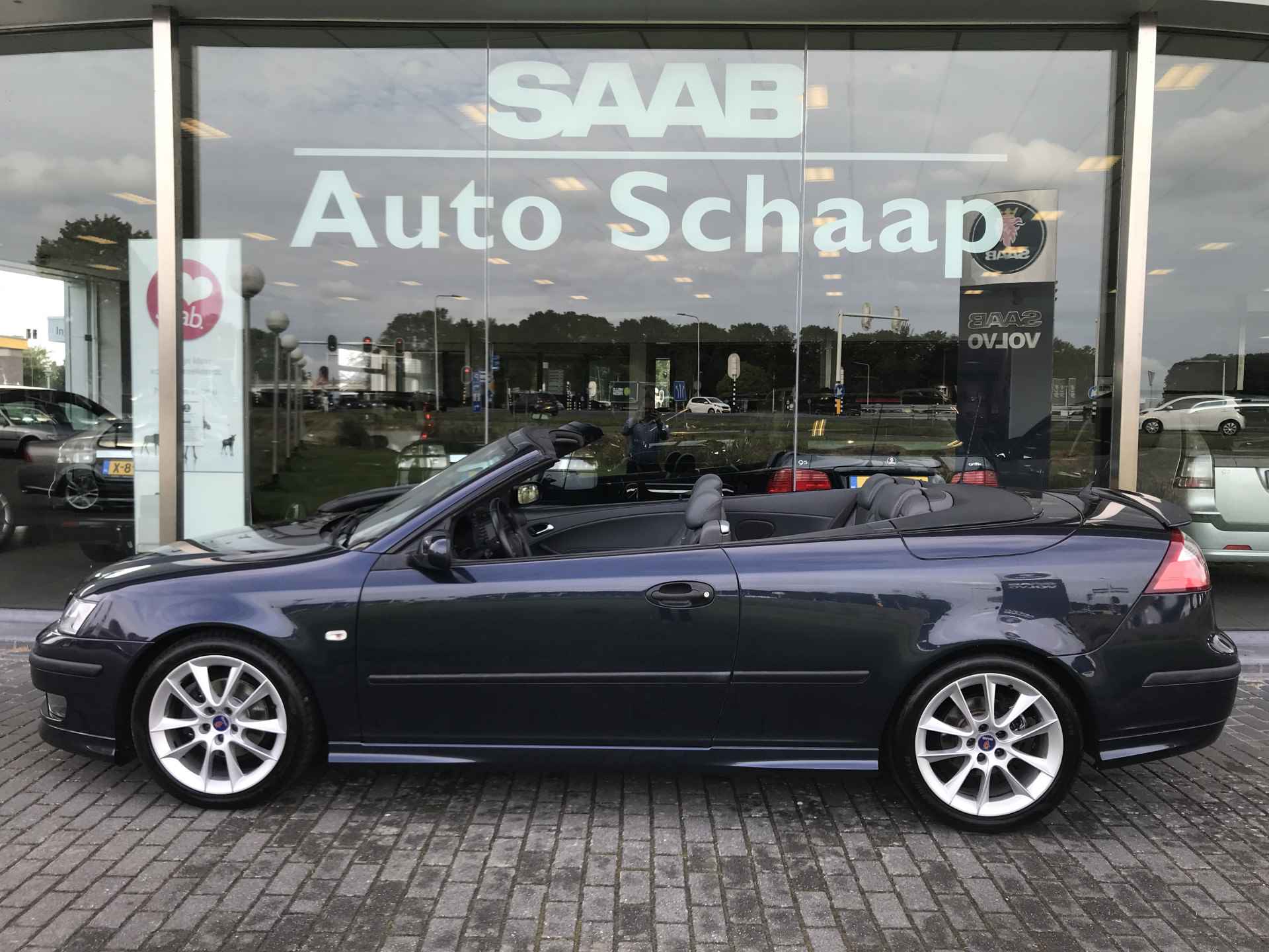 Saab 9-3 Cabrio 1.8t Vector | Rijklaar incl garantie | Aero look Achterspoiler Blauwe kap Stoelverwarming - 2/36