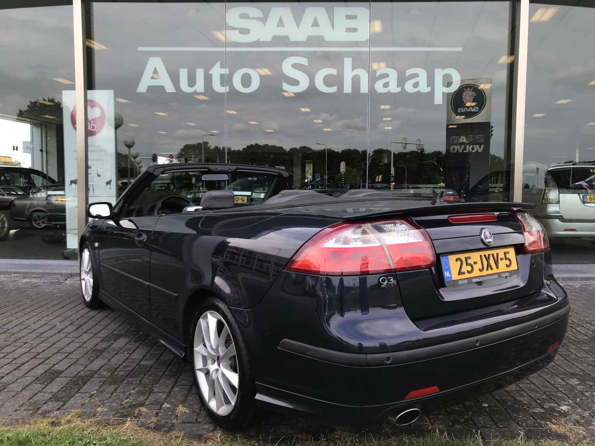 Saab 9-3 Cabrio 1.8t Vector | Rijklaar incl garantie | Aero look Achterspoiler Blauwe kap Stoelverwarming - 3/36