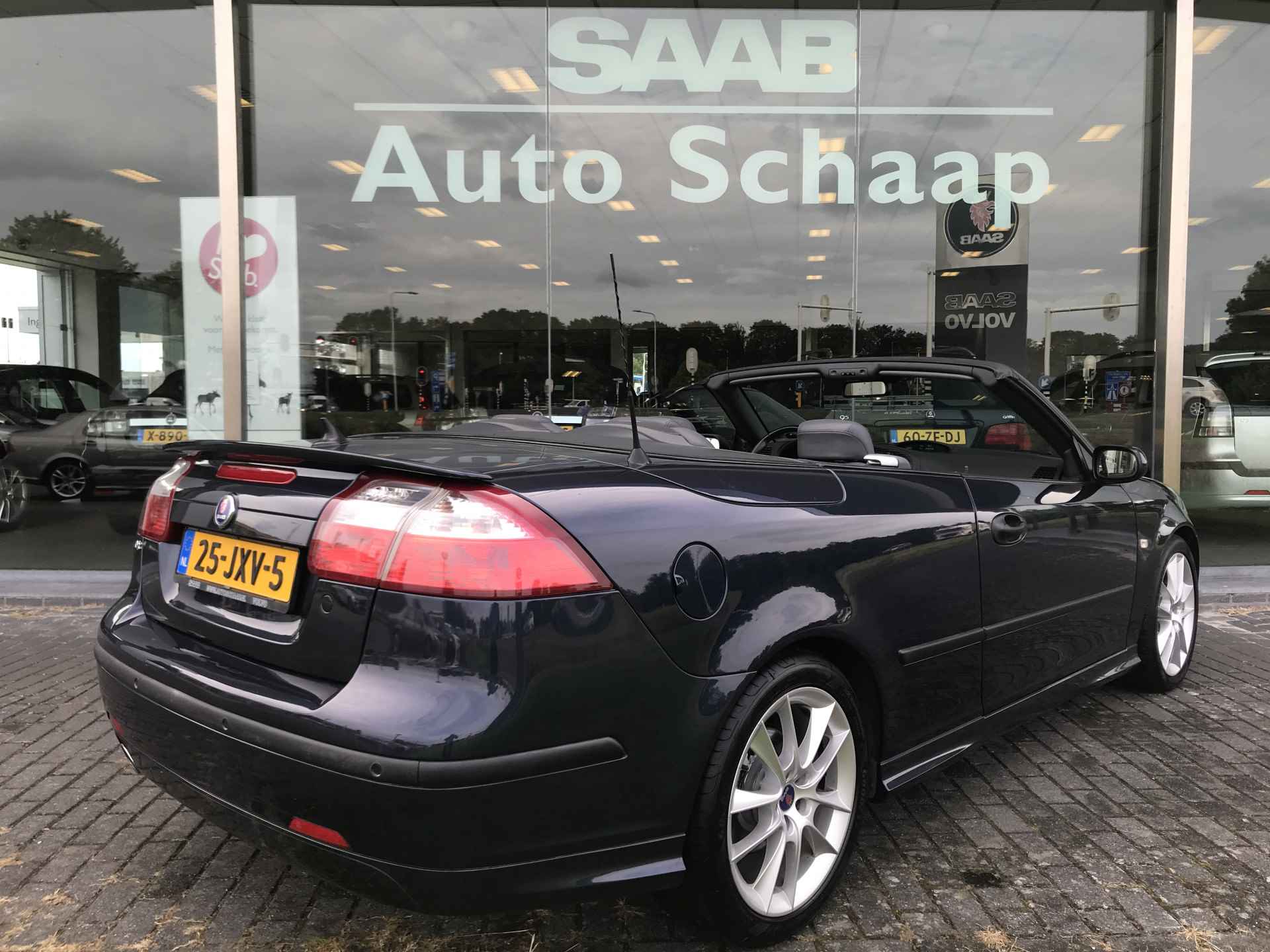 Saab 9-3 Cabrio 1.8t Vector | Rijklaar incl garantie | Aero look Achterspoiler Blauwe kap Stoelverwarming - 5/36