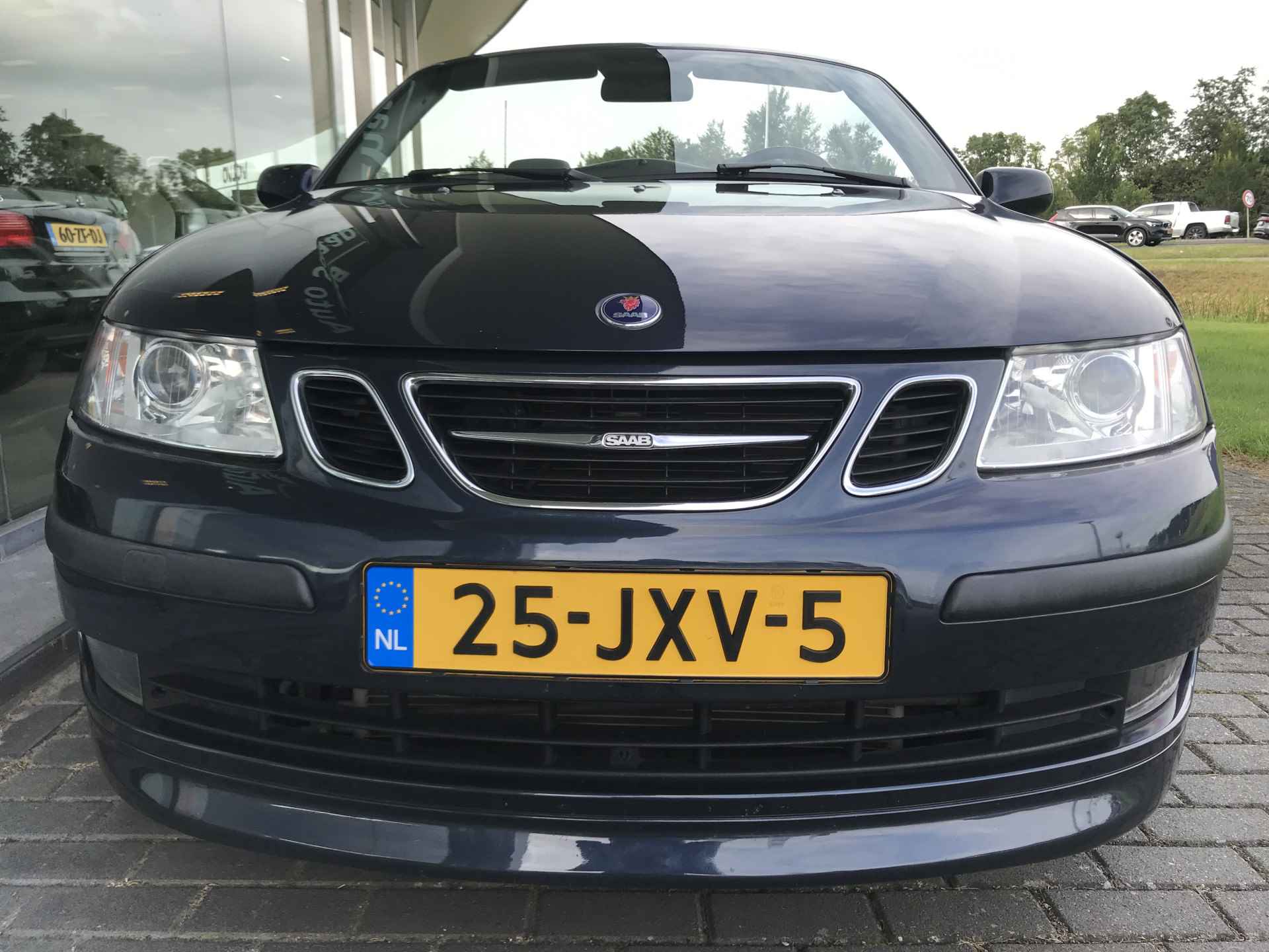 Saab 9-3 Cabrio 1.8t Vector | Rijklaar incl garantie | Aero look Achterspoiler Blauwe kap Stoelverwarming - 8/36