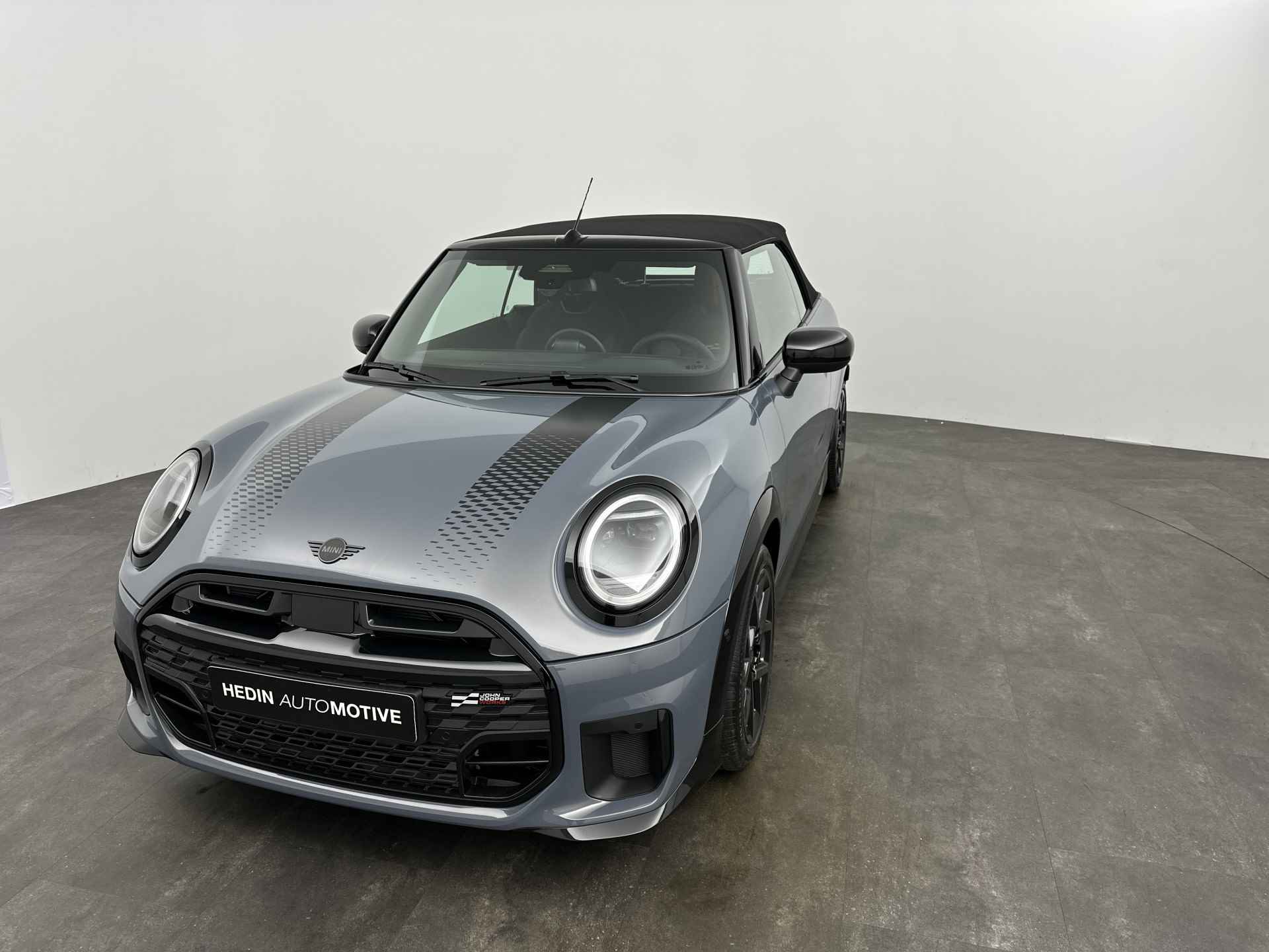 MINI Cabrio S JCW Trim | Pakket M | Sport Stripes Zwart - 34/35