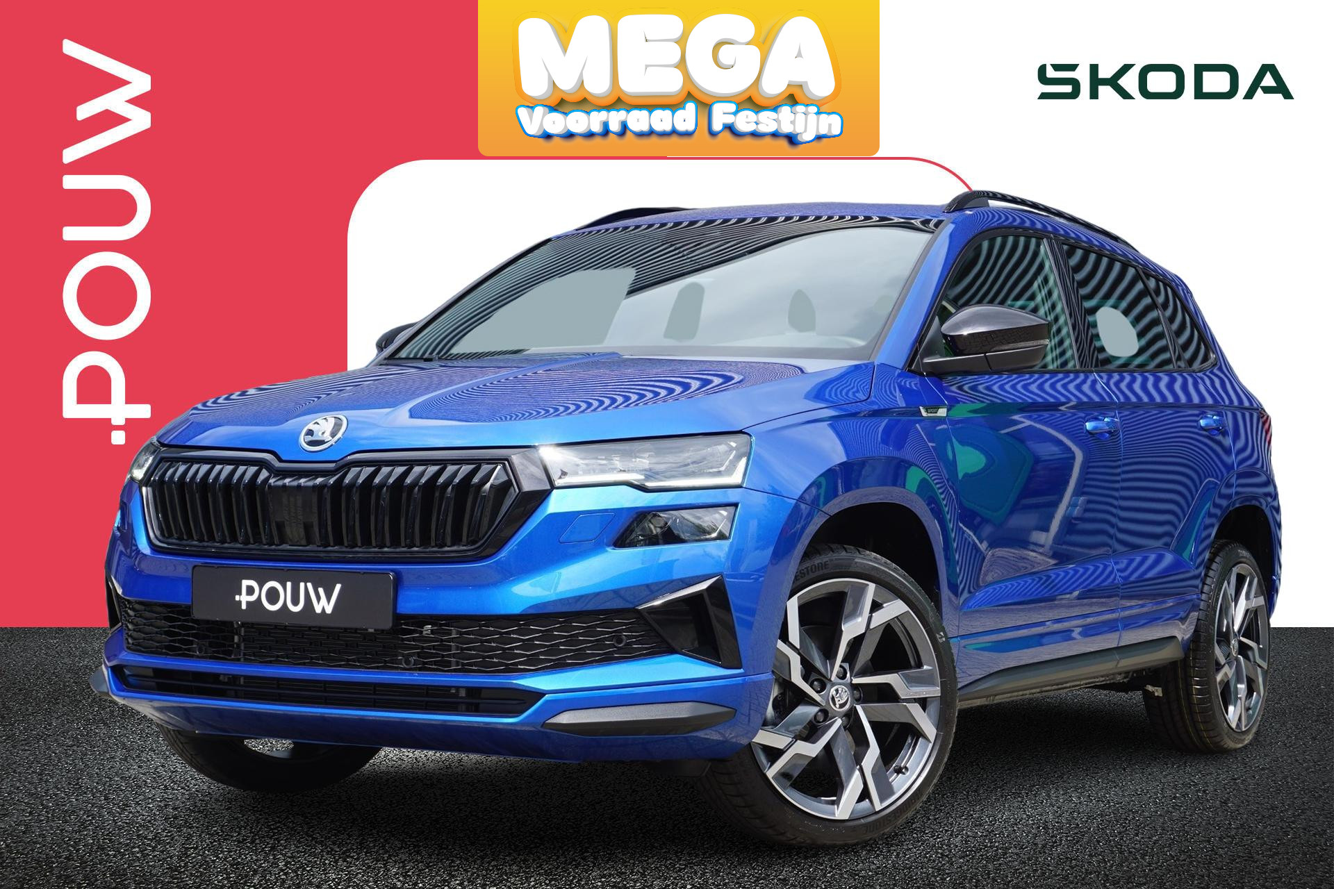 Skoda Karoq 1.5 TSI 150pk ACT Sportline Business | LMV 19'' | Trekhaak Uitklapbaar