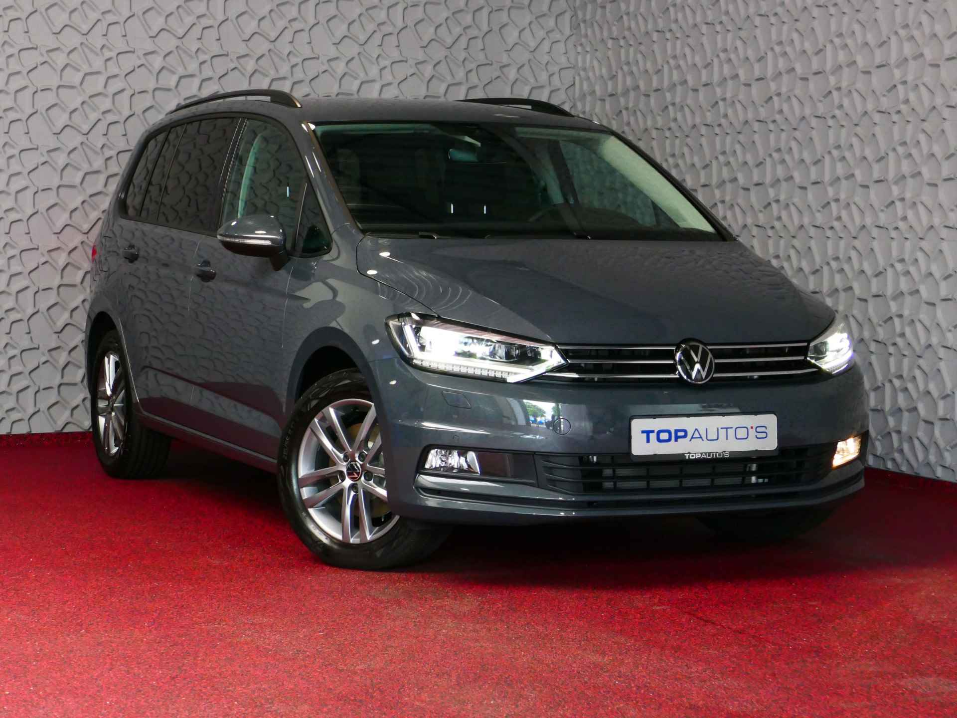 Volkswagen Touran 1.5 TSI 150PK NIEUWE AUTO! 7P CARPLAY NAVI CAMERA LED ELEK.KLEP VIR.COCKPIT DODE.HOEK DET. STOELVERW KEYLESS 7P 7PERS 2024 70 BIJNA NIEUWE VOLKSWAGEN'S UIT VOORRAAD LEVERBAAR - 52/83