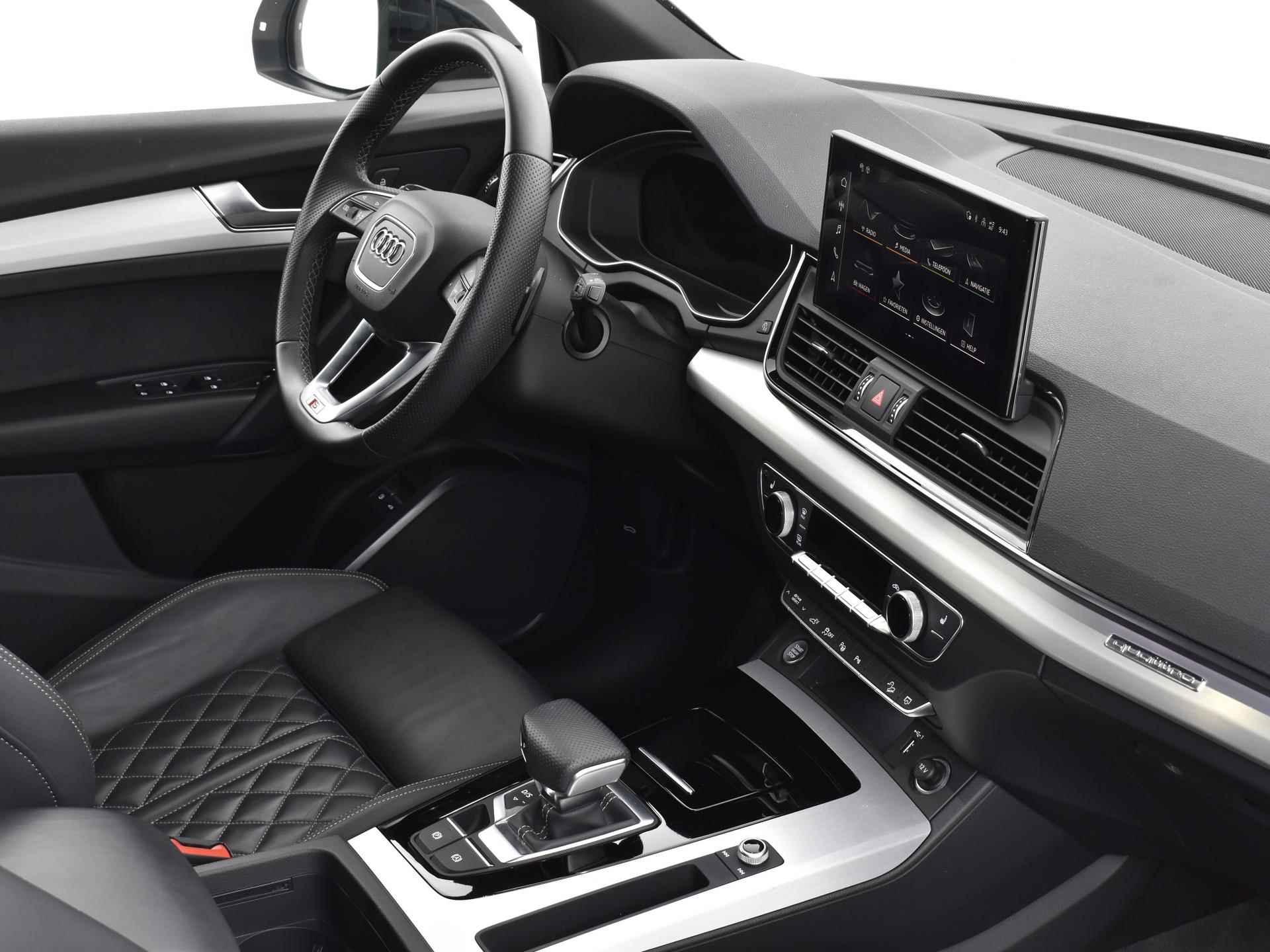 Audi Q5 Sportback 50 TFSI E 300 pk S Edition | Luchtvering | ACC, Side & Lane Assist | Elektrische Trekhaak | 360 Camera | Volleder Ruitstiksel | Fabr.Gar t/m 10-2026 of 100.000 km · TOPDEAL - 18/41