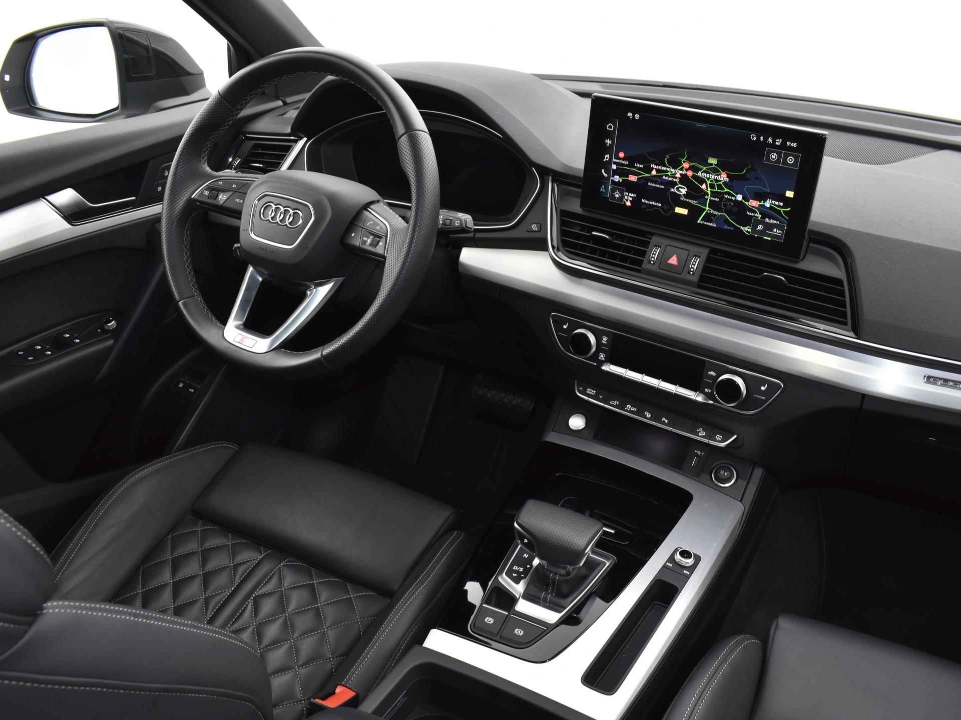 Audi Q5 Sportback 50 TFSI E 300 pk S Edition | Luchtvering | ACC, Side & Lane Assist | Elektrische Trekhaak | 360 Camera | Volleder Ruitstiksel | Fabr.Gar t/m 10-2026 of 100.000 km · TOPDEAL - 19/41