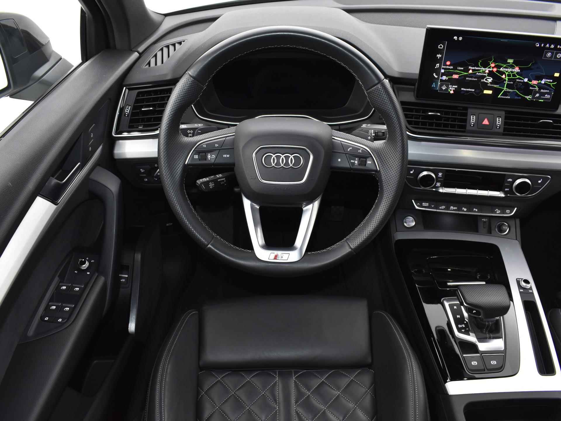 Audi Q5 Sportback 50 TFSI E 300 pk S Edition | Luchtvering | ACC, Side & Lane Assist | Elektrische Trekhaak | 360 Camera | Volleder Ruitstiksel | Fabr.Gar t/m 10-2026 of 100.000 km · TOPDEAL - 22/41