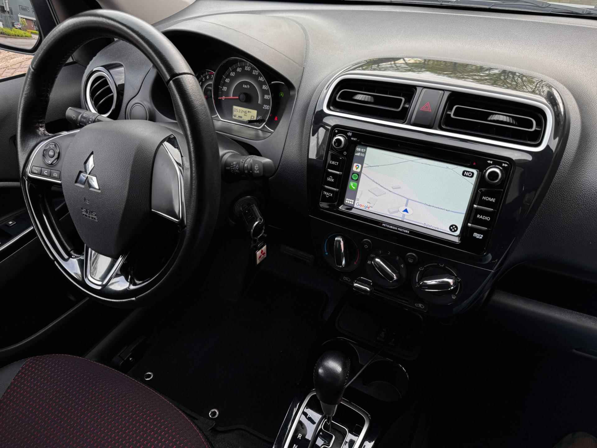 Mitsubishi Space Star 1.2 Instyle / 80 PK / Automaat / Navigatie by Apple Carplay & Android Auto / Stoelverwarming / Airco / DAB - 16/43