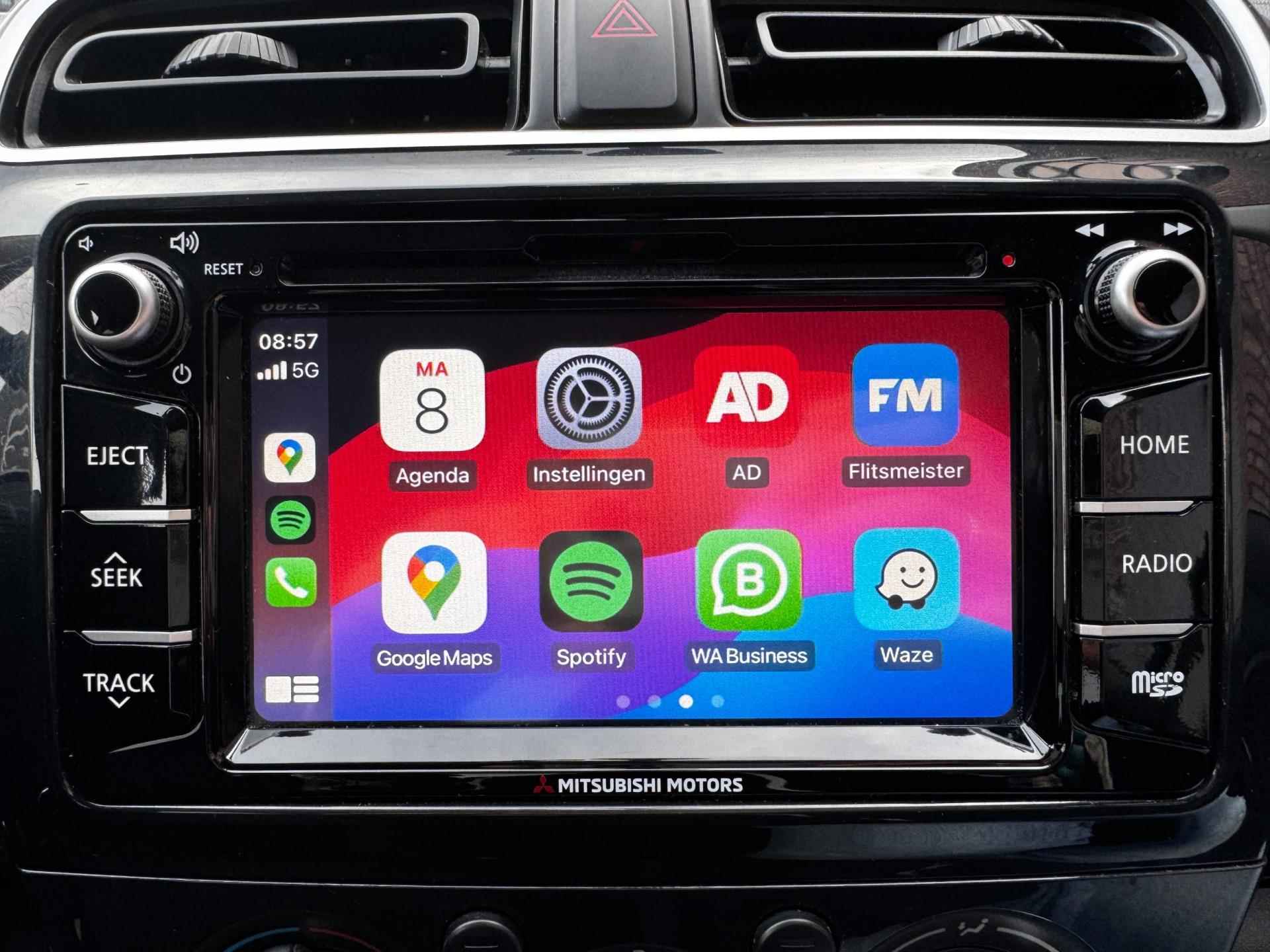 Mitsubishi Space Star 1.2 Instyle / 80 PK / Automaat / Navigatie by Apple Carplay & Android Auto / Stoelverwarming / Airco / DAB - 17/43