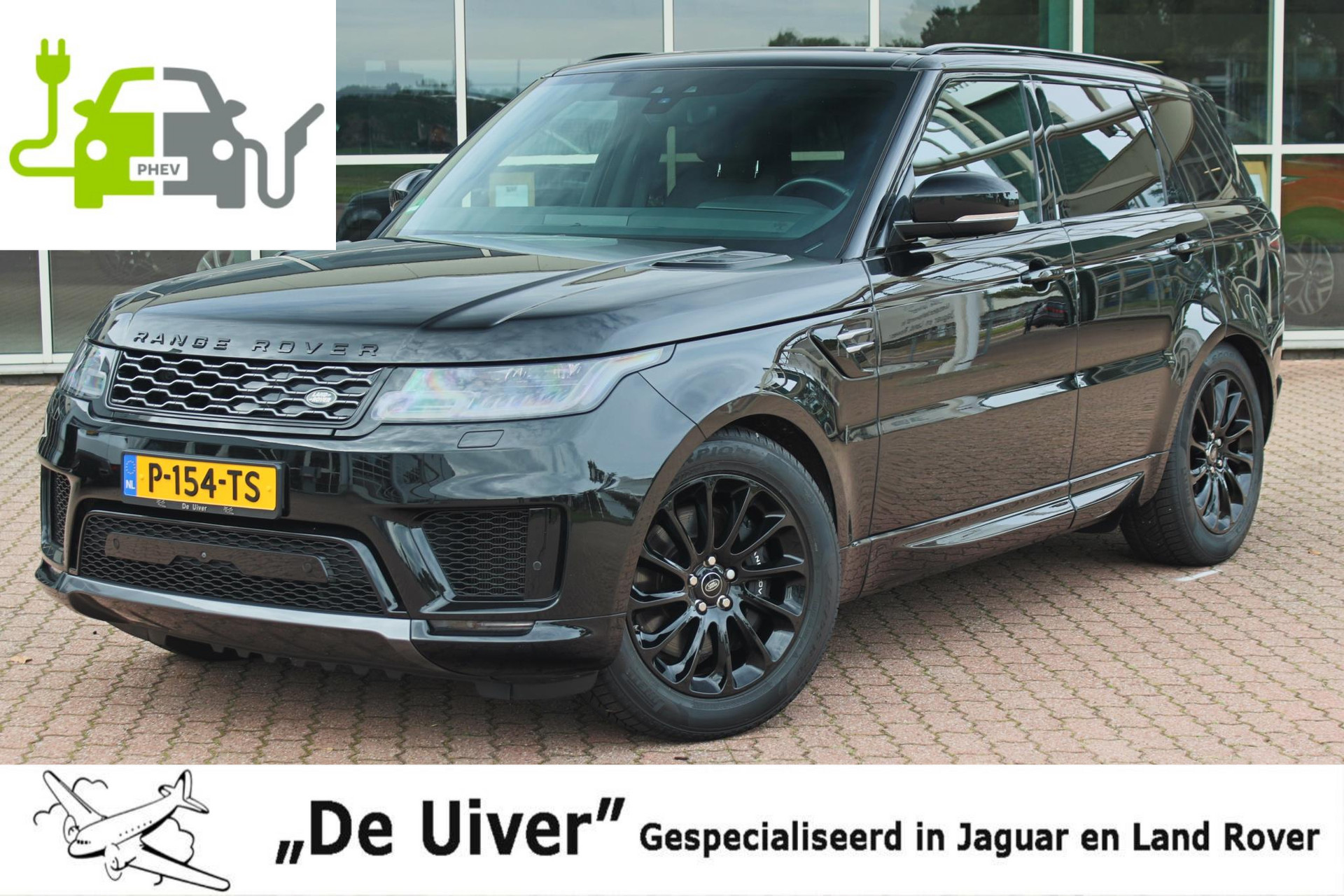 Land Rover Range Rover Sport 2.0 P400e HSE „De Uiver” Black Edition Keyless Entry, Matrix LED, Adaptive Cruise, Massage functie / Koelbare voorstoelen bij viaBOVAG.nl