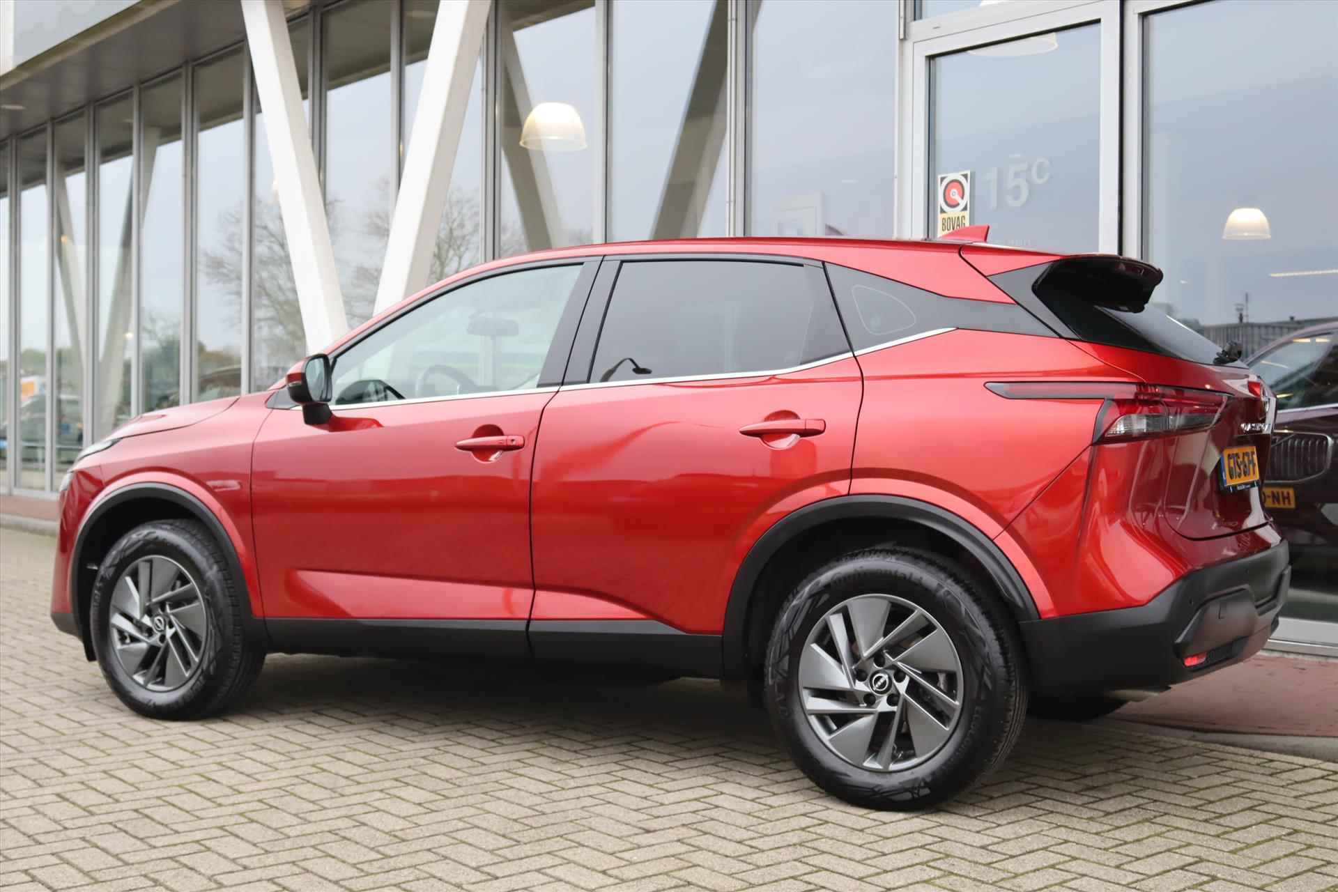 Nissan Qashqai 1.3 MHEV 158PK AUTOMAAT ACENTA Navi Carplay | Camera | Stoel/stuurverw. | Adapt.Cruise | Voorruitverw. | Lane assist | Led | Dab | - 4/57