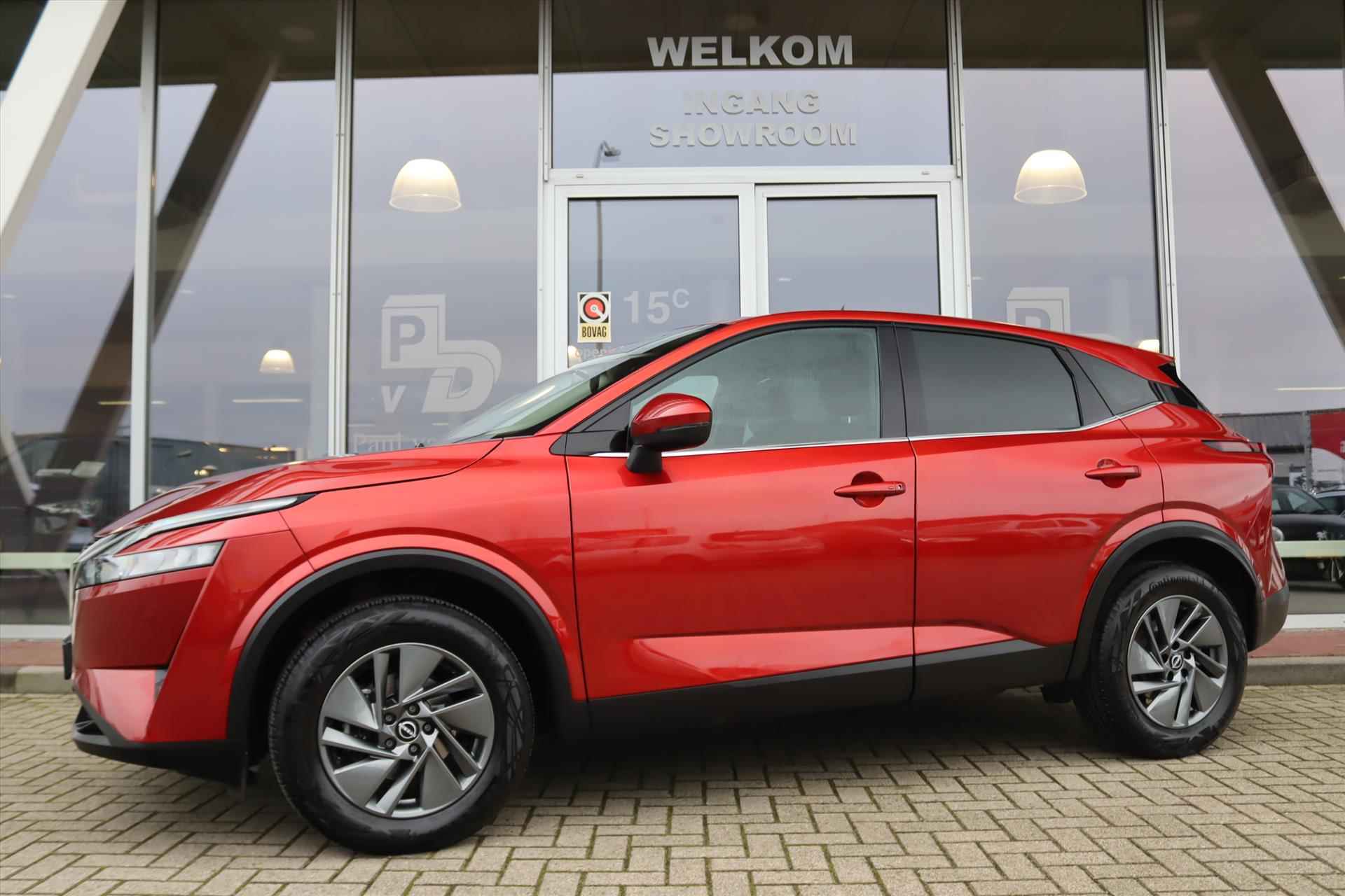 Nissan Qashqai 1.3 MHEV 158PK AUTOMAAT ACENTA Navi Carplay | Camera | Stoel/stuurverw. | Adapt.Cruise | Voorruitverw. | Lane assist | Led | Dab | - 5/57