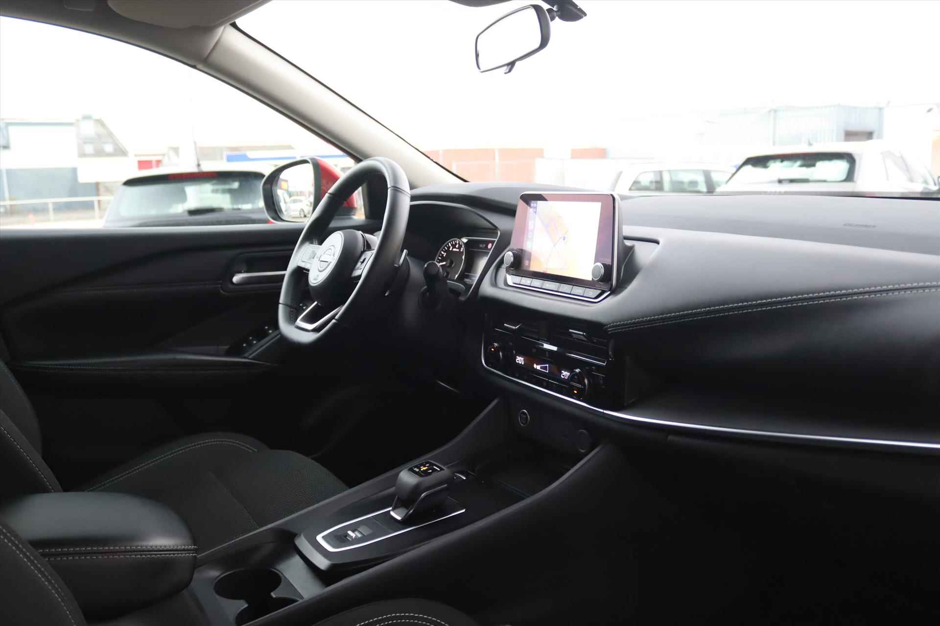 Nissan Qashqai 1.3 MHEV 158PK AUTOMAAT ACENTA Navi Carplay | Camera | Stoel/stuurverw. | Adapt.Cruise | Voorruitverw. | Lane assist | Led | Dab | - 9/57