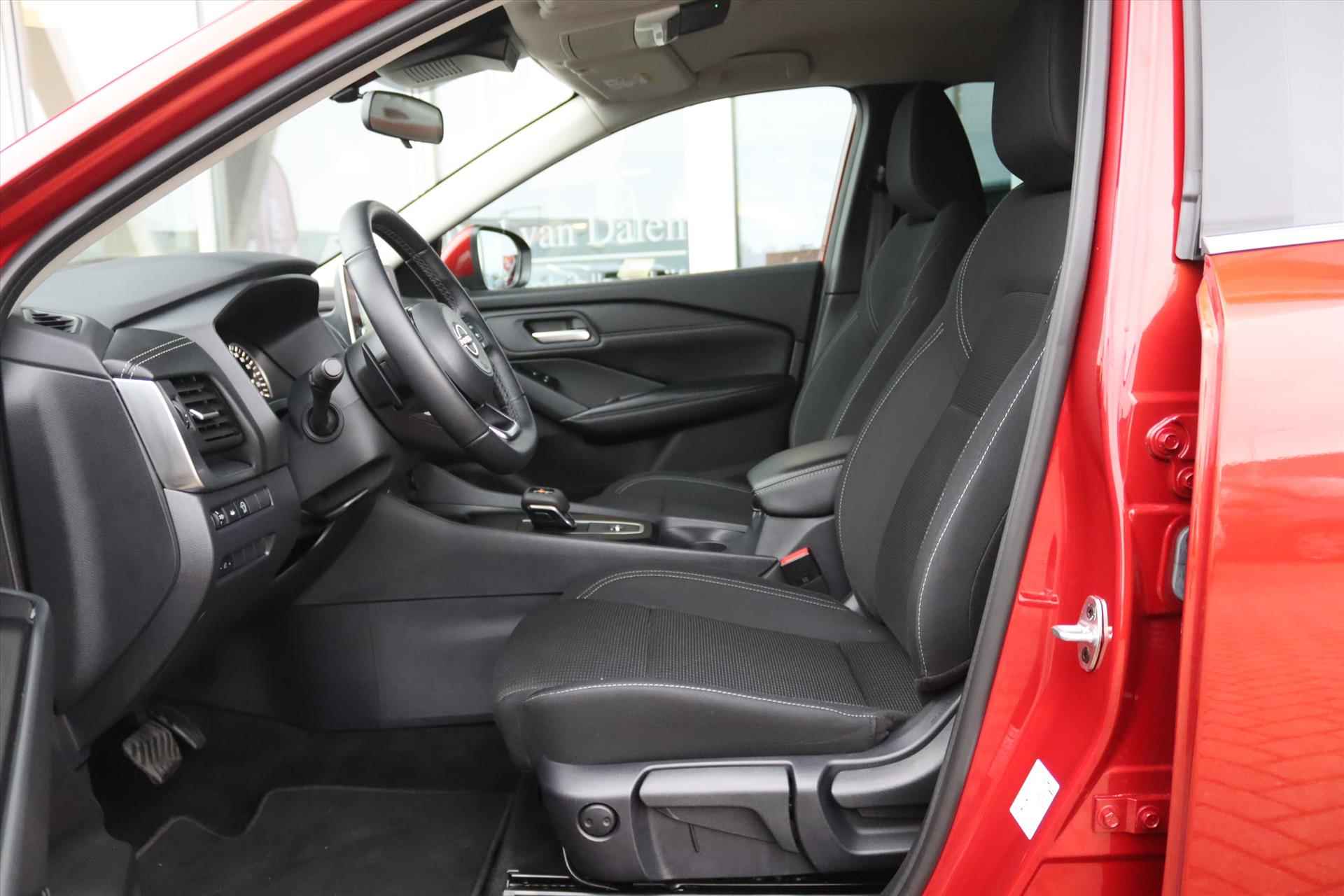 Nissan Qashqai 1.3 MHEV 158PK AUTOMAAT ACENTA Navi Carplay | Camera | Stoel/stuurverw. | Adapt.Cruise | Voorruitverw. | Lane assist | Led | Dab | - 10/57