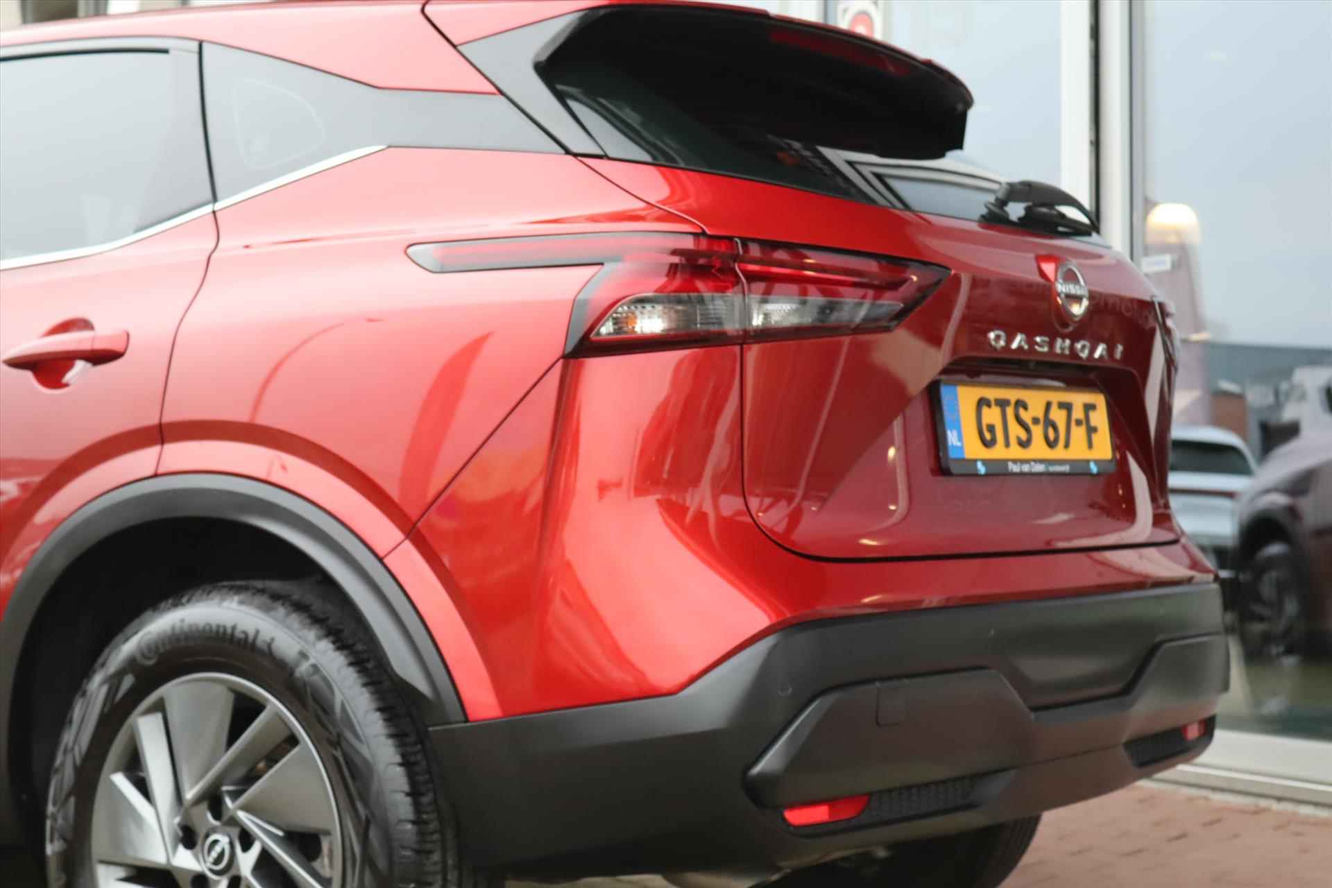 Nissan Qashqai 1.3 MHEV 158PK AUTOMAAT ACENTA Navi Carplay | Camera | Stoel/stuurverw. | Adapt.Cruise | Voorruitverw. | Lane assist | Led | Dab | - 15/57