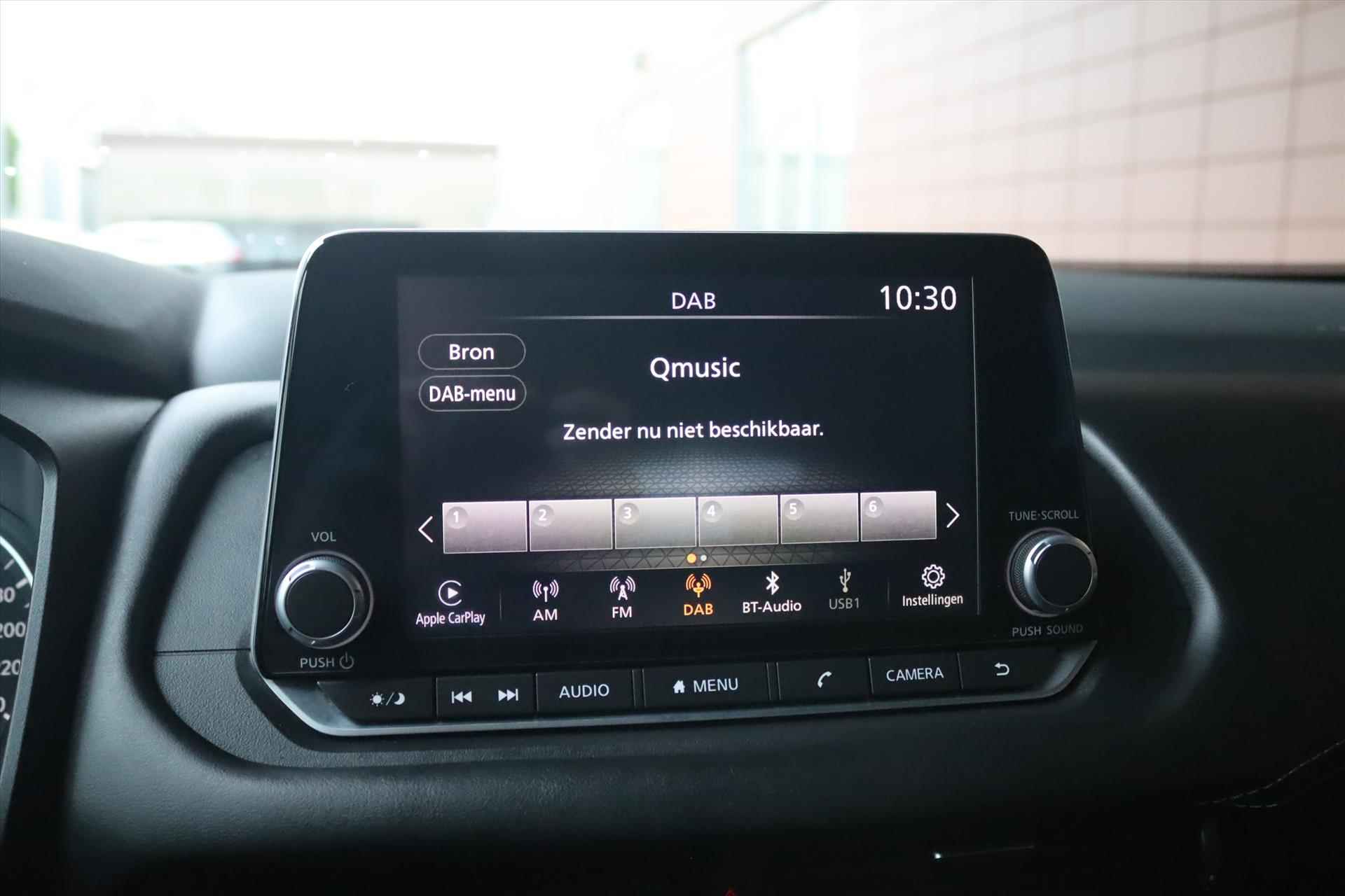 Nissan Qashqai 1.3 MHEV 158PK AUTOMAAT ACENTA Navi Carplay | Camera | Stoel/stuurverw. | Adapt.Cruise | Voorruitverw. | Lane assist | Led | Dab | - 23/57