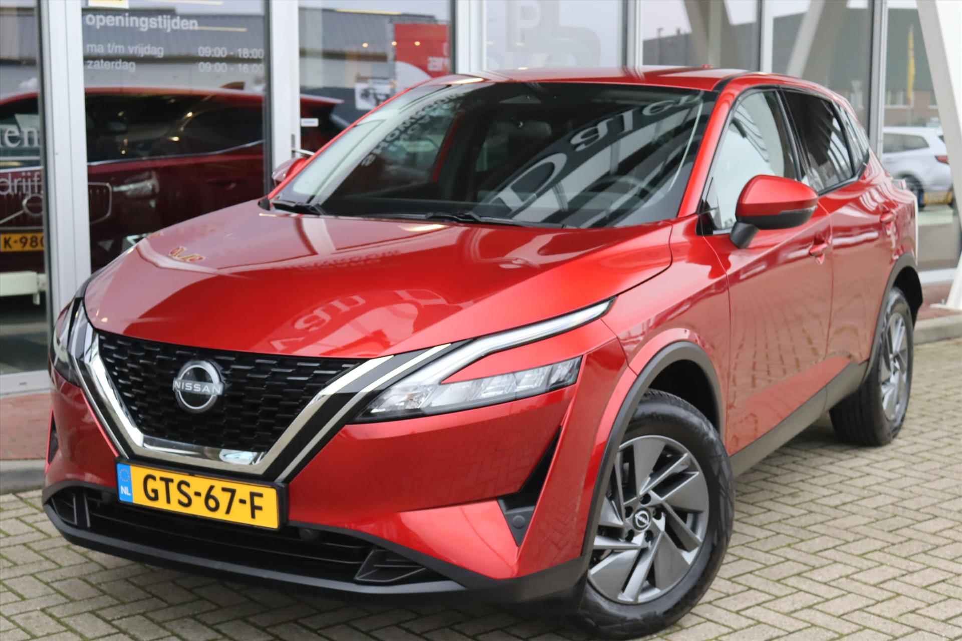 Nissan Qashqai 1.3 MHEV 158PK AUTOMAAT ACENTA Navi Carplay | Camera | Stoel/stuurverw. | Adapt.Cruise | Voorruitverw. | Lane assist | Led | Dab | - 50/57