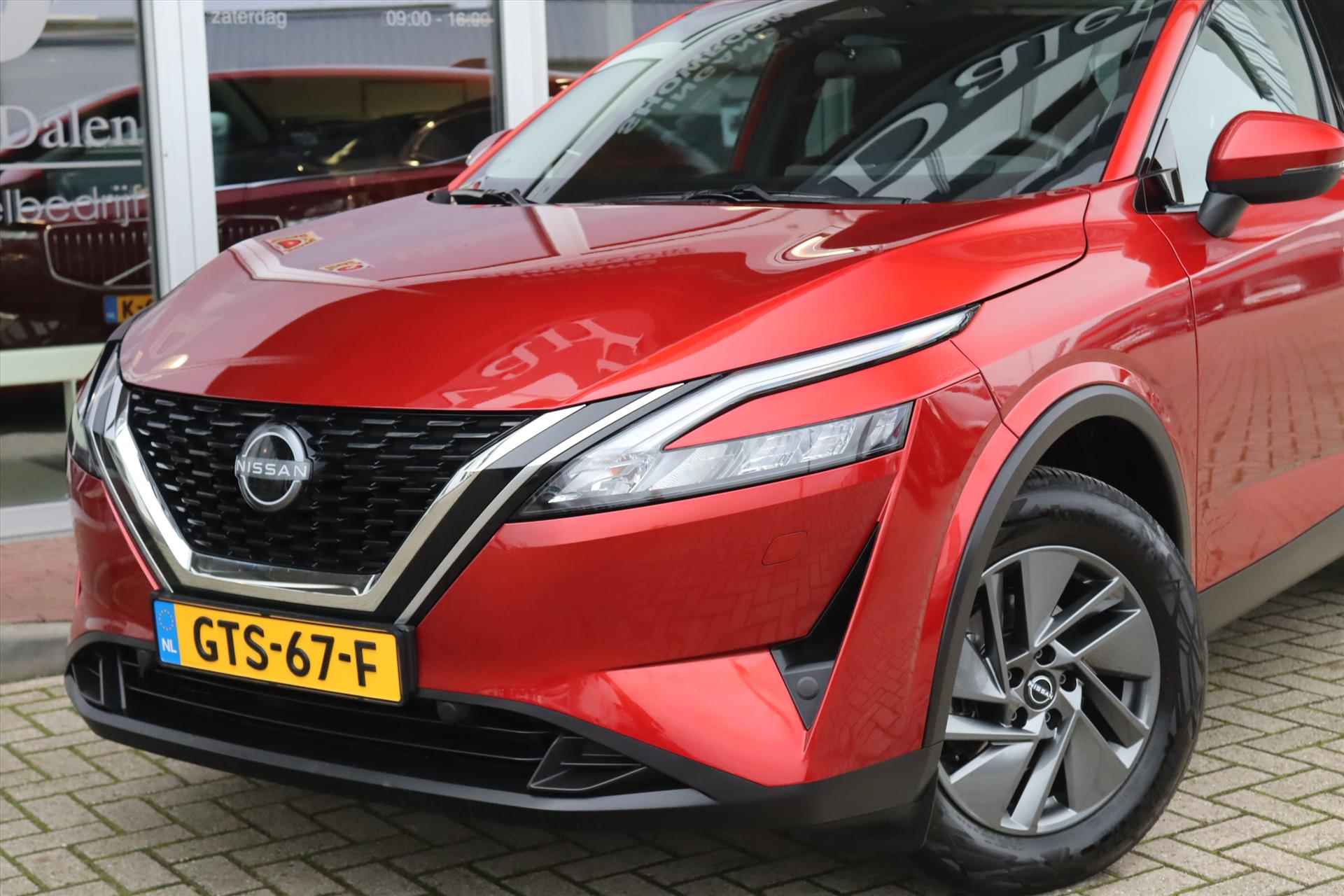 Nissan Qashqai 1.3 MHEV 158PK AUTOMAAT ACENTA Navi Carplay | Camera | Stoel/stuurverw. | Adapt.Cruise | Voorruitverw. | Lane assist | Led | Dab | - 54/57