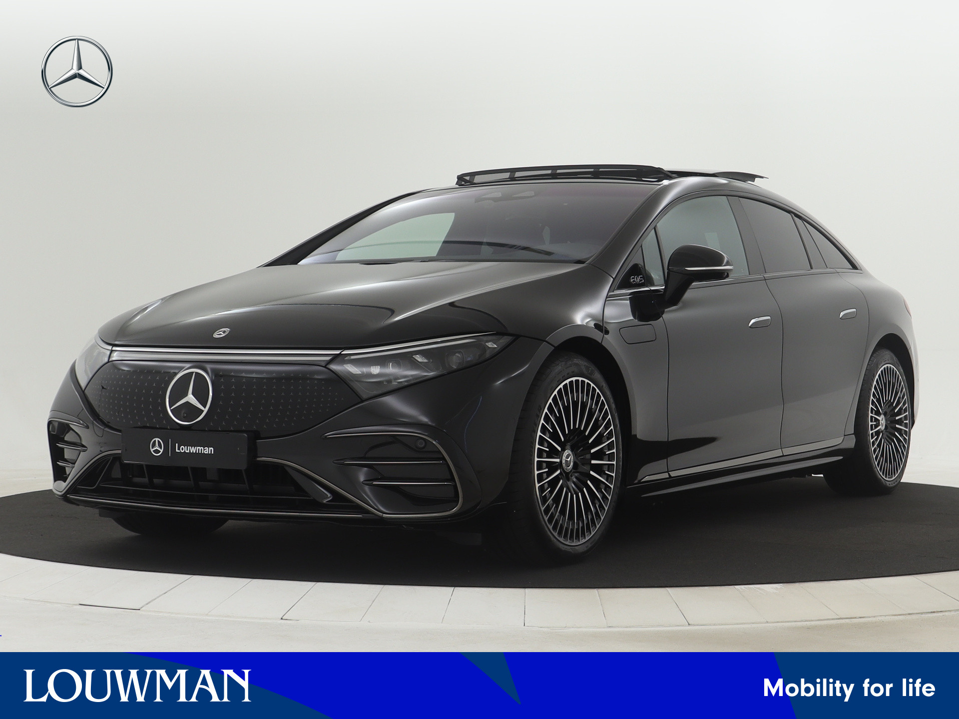 Mercedes-Benz EQS 580 4MATIC AMG Line 108 kWh | Achterasbesturing tot 10° | Garagedeuropener | Premium Plus pakket | Akoestiekcomfortpakket | MBUX augmented reality voor navigatie | Nightpakket | Rijassistentiepakket plus |