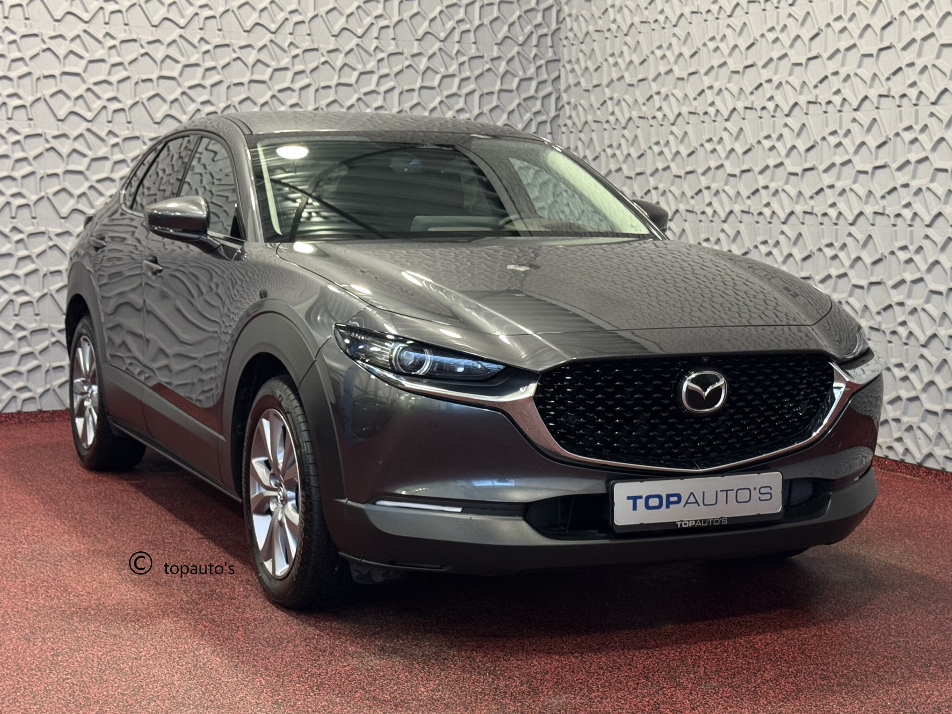 Mazda CX-30 2.0 E-SKYACTIV-G M HYBRID EXCLUSIVE-LINE LEER BOSE 360.CAM ELEK.STOEL HEADUP STOEL/STUUR VERW.  MHEV HYBRID MILD HYBRIDE