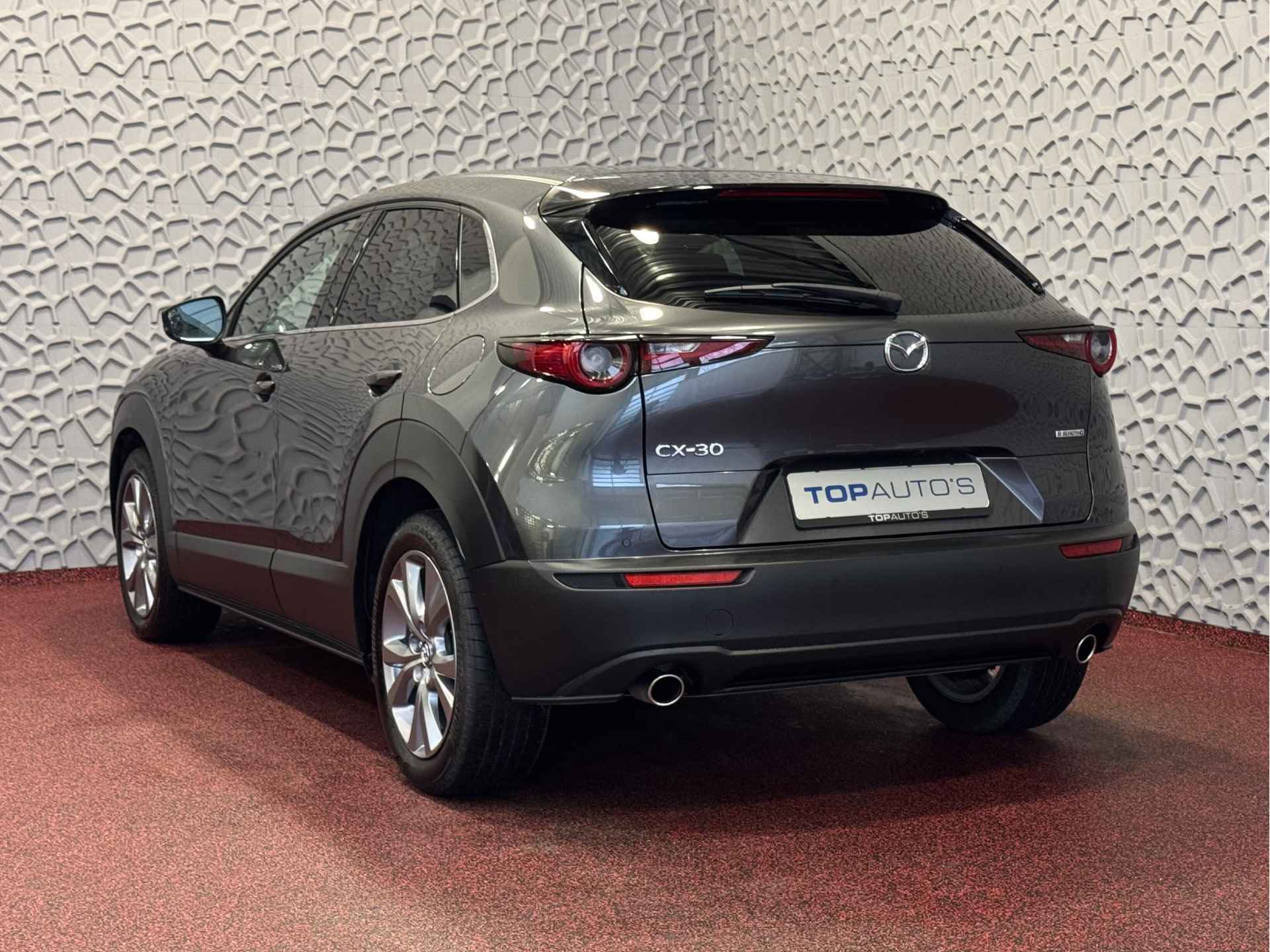 Mazda CX-30 2.0 E-SKYACTIV-G M HYBRID EXCLUSIVE-LINE LEER BOSE 360.CAM ELEK.STOEL HEADUP STOEL/STUUR VERW.  MHEV HYBRID MILD HYBRIDE - 2/80