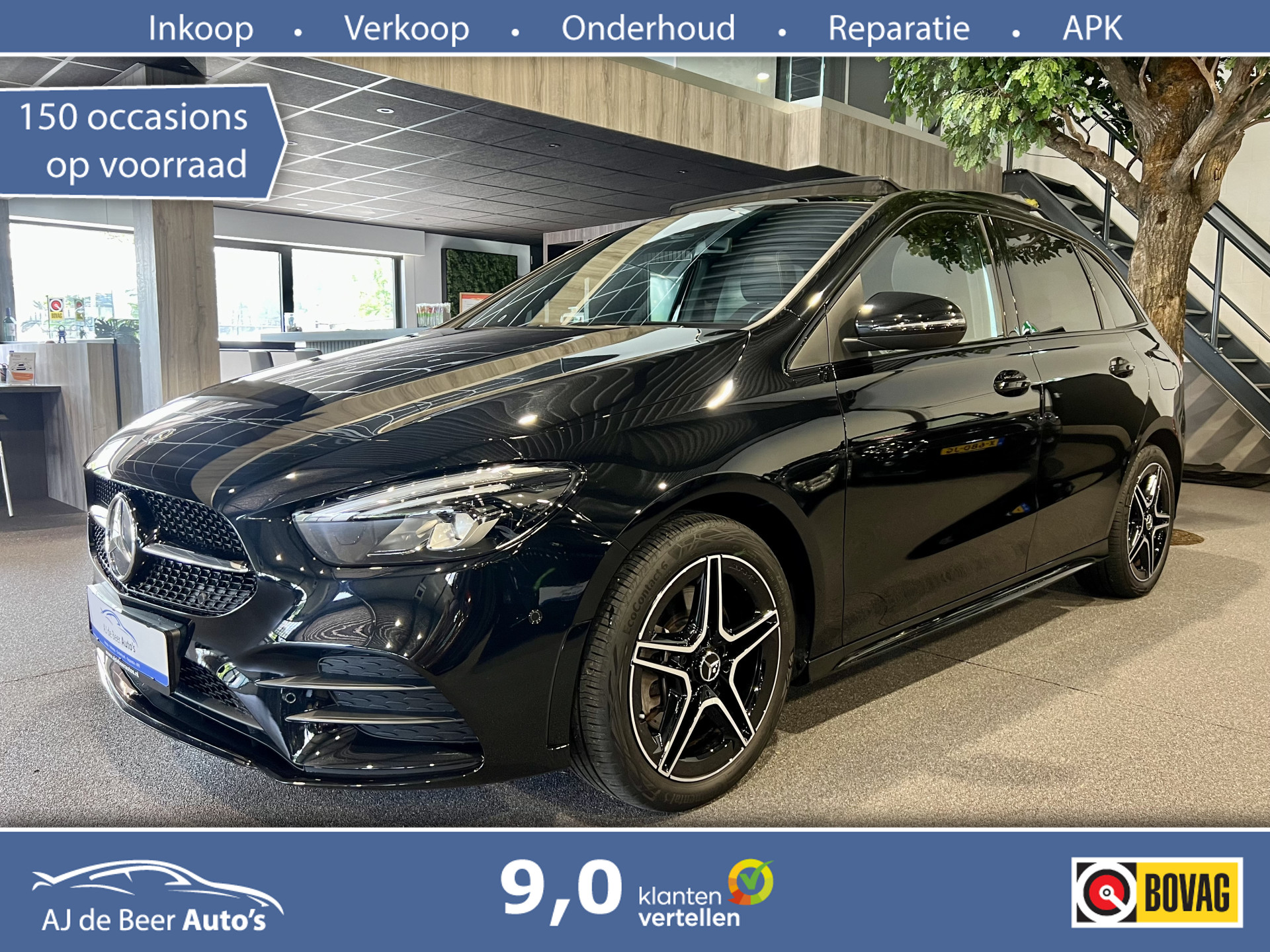 Mercedes-Benz B-Klasse 250 e AMG Line Panorama | Widescreen | El klep | Apple carplay