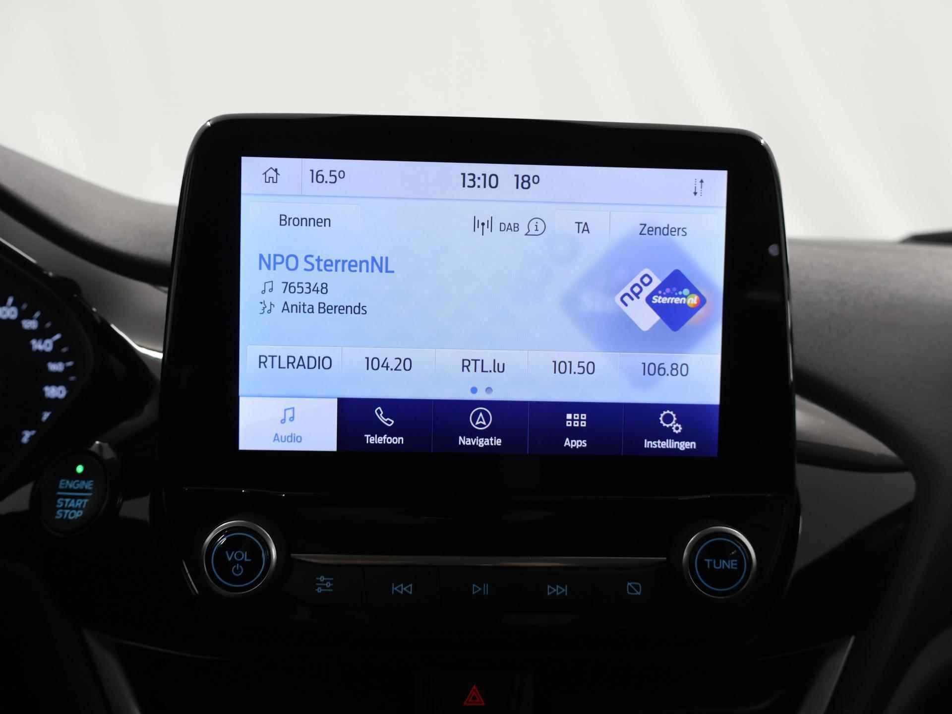 Ford Fiesta 1.0 EcoBoost Automaat Hybrid Titanium | Adaptive Cruise Control | Navigatie | Climate Control | Winterpack | - 16/41