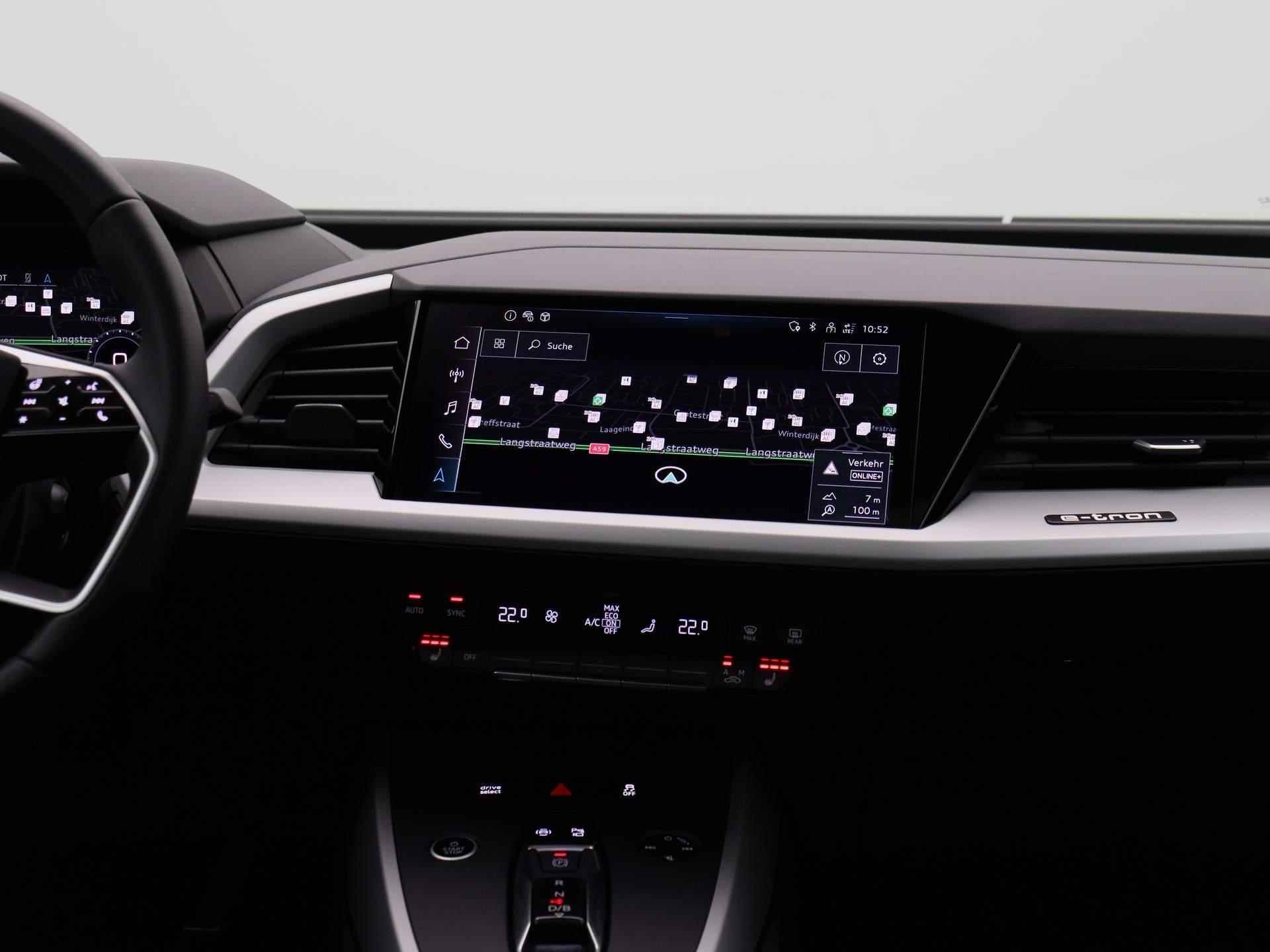 Audi Q4 e-tron 40 edition 82kWh 204 PK | Automaat | Navigatie | Camera | Panoramadak | Adaptive Cruise Control | Climate Control | Stoelverwarming | Parkeersensoren | Virtual Cockpit | LED | Lichtmetalen velgen | - 9/43
