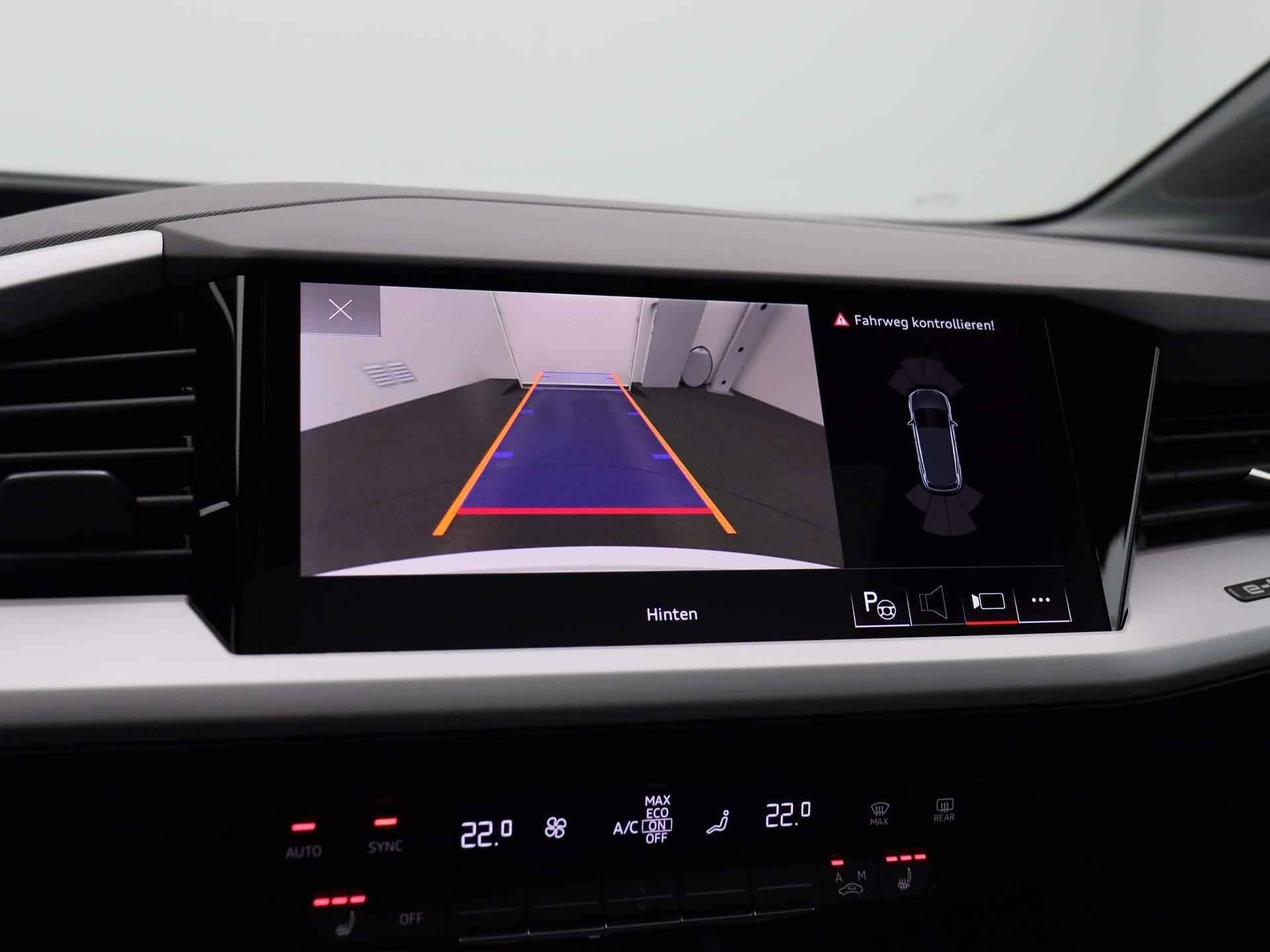 Audi Q4 e-tron 40 edition 82kWh 204 PK | Automaat | Navigatie | Camera | Panoramadak | Adaptive Cruise Control | Climate Control | Stoelverwarming | Parkeersensoren | Virtual Cockpit | LED | Lichtmetalen velgen | - 19/43