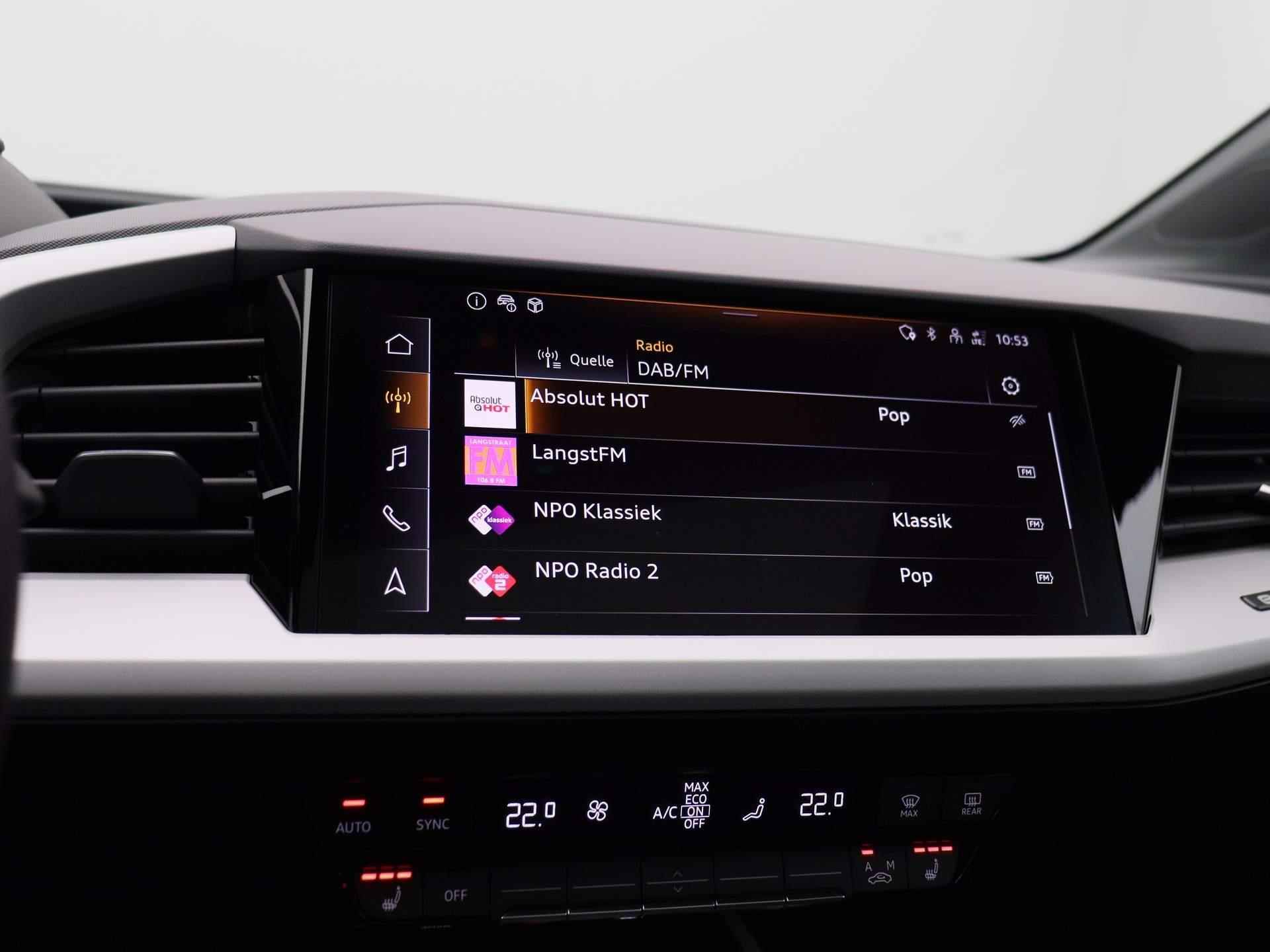 Audi Q4 e-tron 40 edition 82kWh 204 PK | Automaat | Navigatie | Camera | Panoramadak | Adaptive Cruise Control | Climate Control | Stoelverwarming | Parkeersensoren | Virtual Cockpit | LED | Lichtmetalen velgen | - 30/43