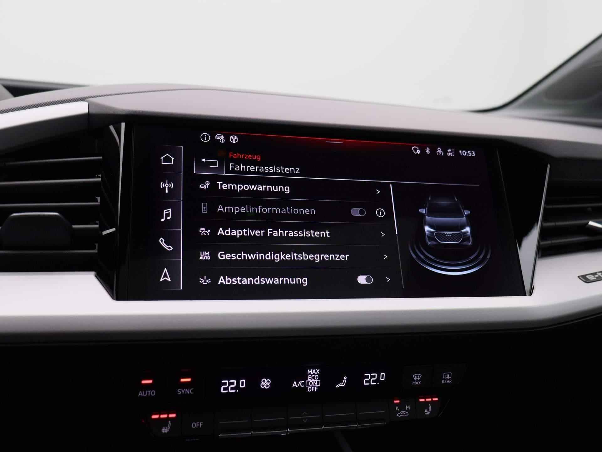 Audi Q4 e-tron 40 edition 82kWh 204 PK | Automaat | Navigatie | Camera | Panoramadak | Adaptive Cruise Control | Climate Control | Stoelverwarming | Parkeersensoren | Virtual Cockpit | LED | Lichtmetalen velgen | - 33/43