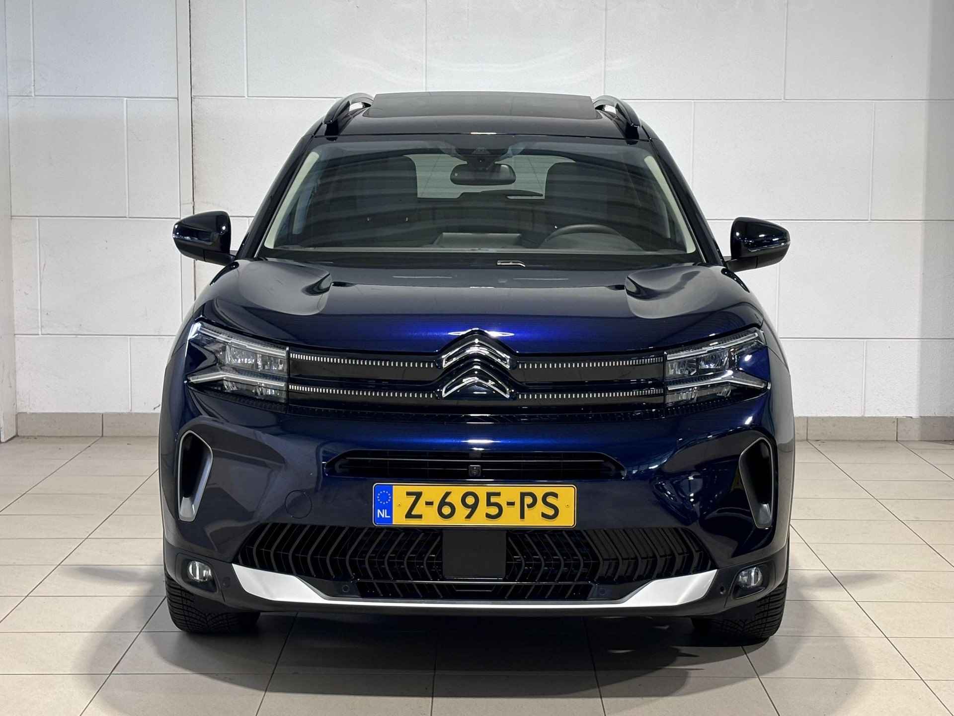 Citroën C5 Aircross SUV Shine Pack 1.6 PHEV Hybrid 225pk ë-EAT8 AUTOMAAT | TWO-TONE! | SCHUIF/KANTELDAK | 360° CAMERA | NAVI | LEDER | STOELVERW. | ADAPTIVE CRUISE | KEYLESS ENTRY | DAB+ - 5/68