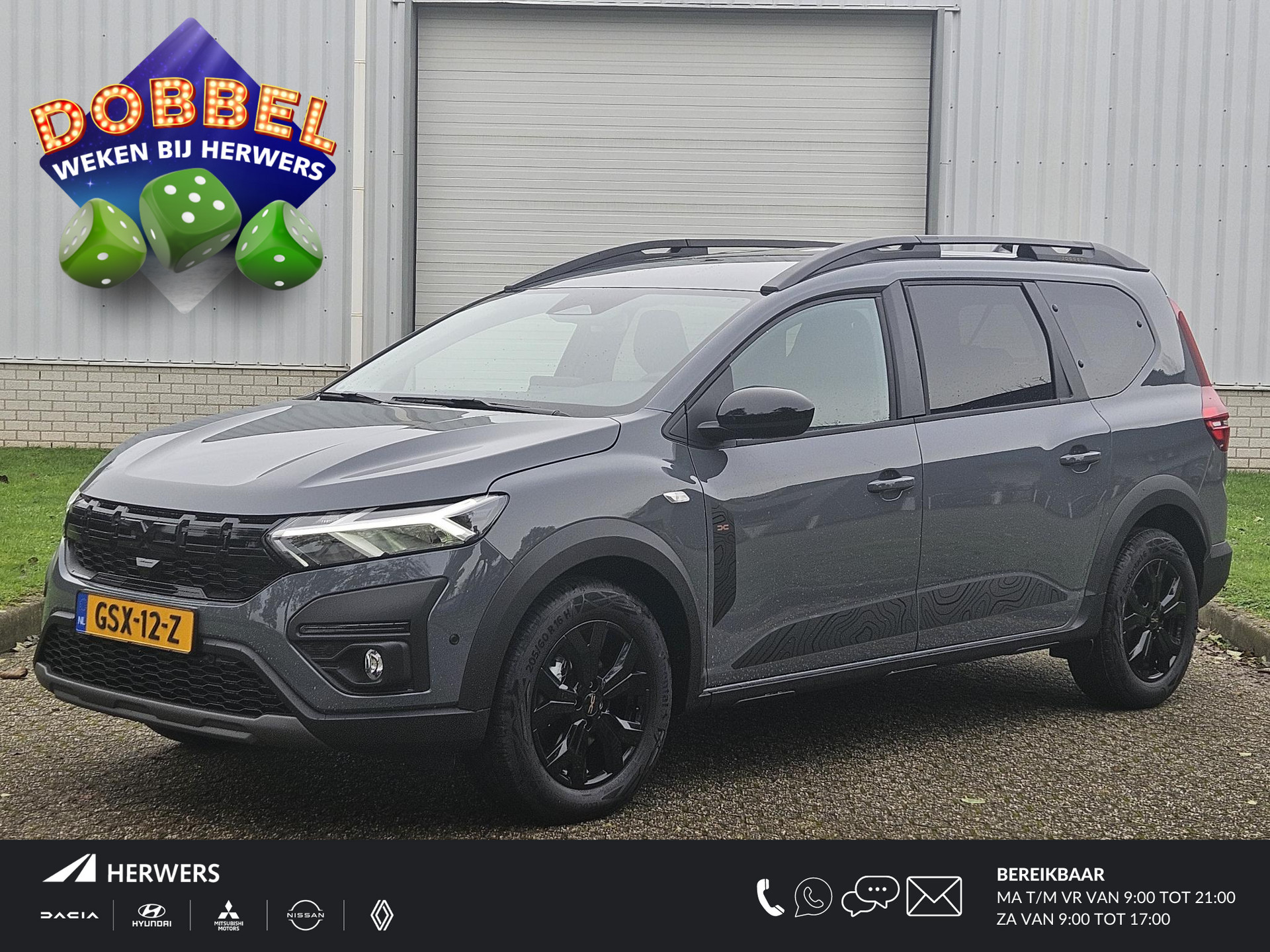 Dacia Jogger Hybrid Automaat Extreme 7pers. / Demo / Levertijd I.O. / Betreft Black edition /