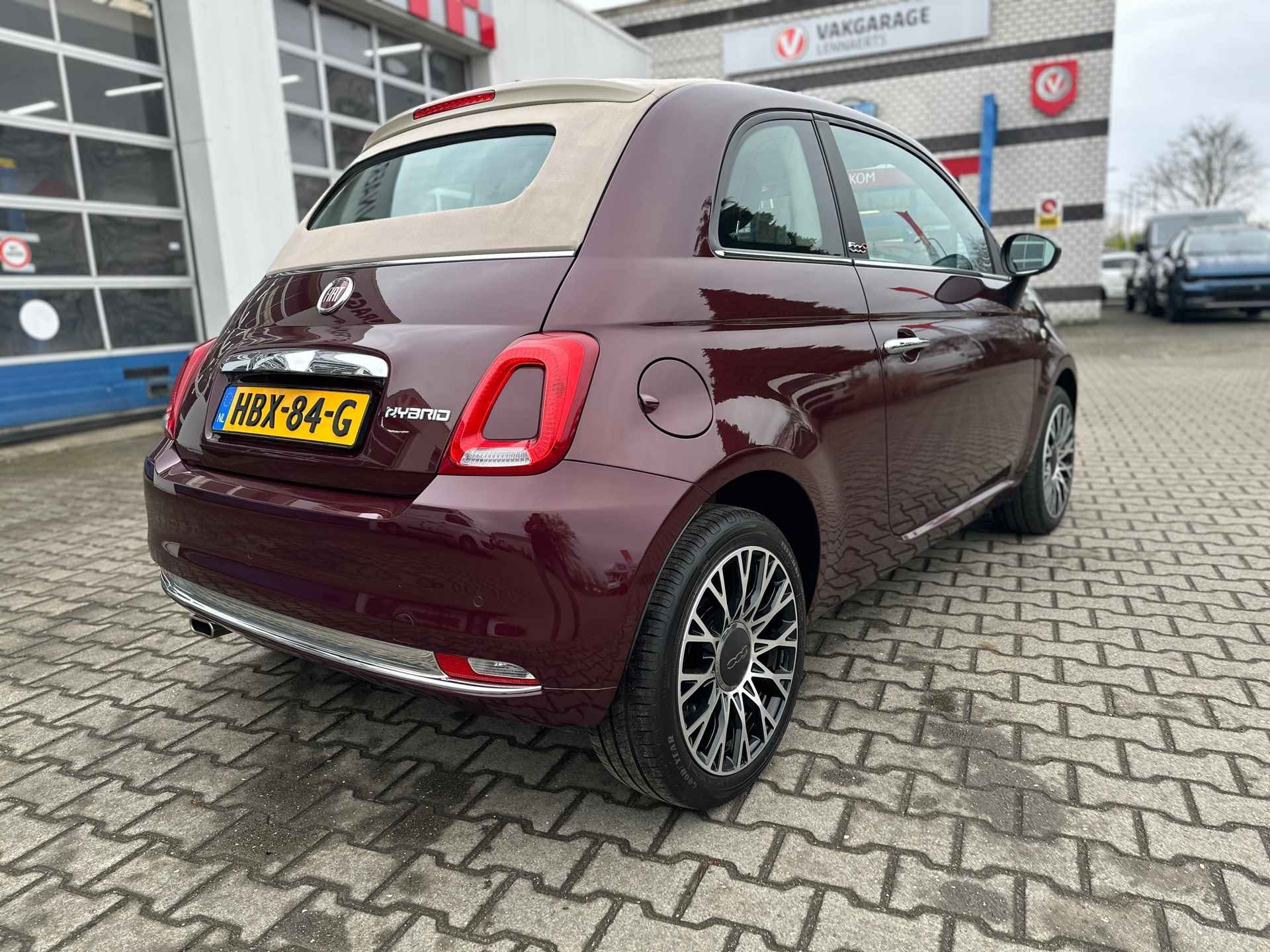 Fiat 500 C 1.0 Hybrid Dolcevita (BOVAG/RIJKLAARPIJS) - 7/25