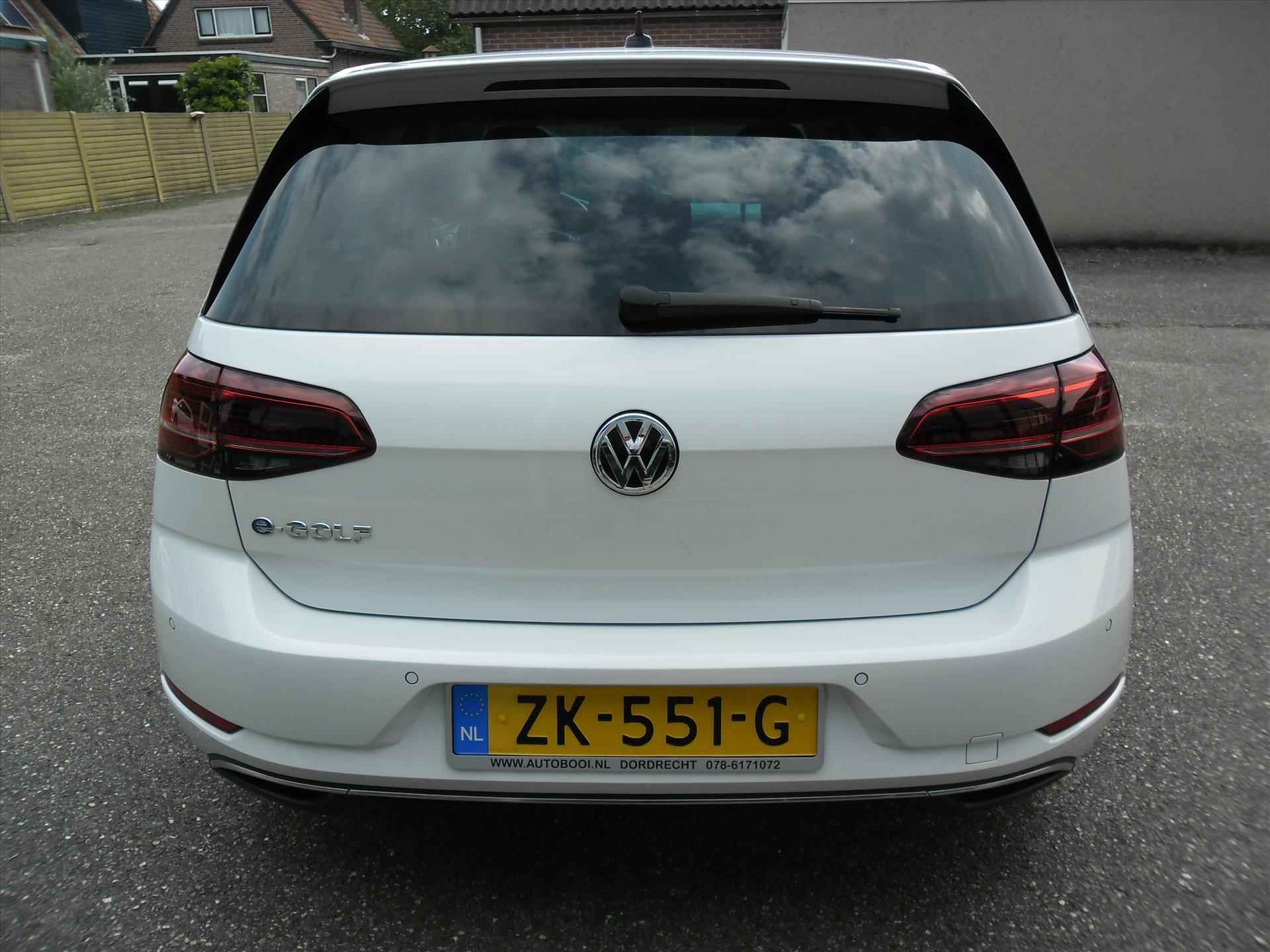 Volkswagen e-Golf e-Golf Nav Leder Ecc Warmtepomp 17"Lmv Camera Pdc Digi Xenon Dynaudio Incl Btw Rijklaarprijs - 16/19