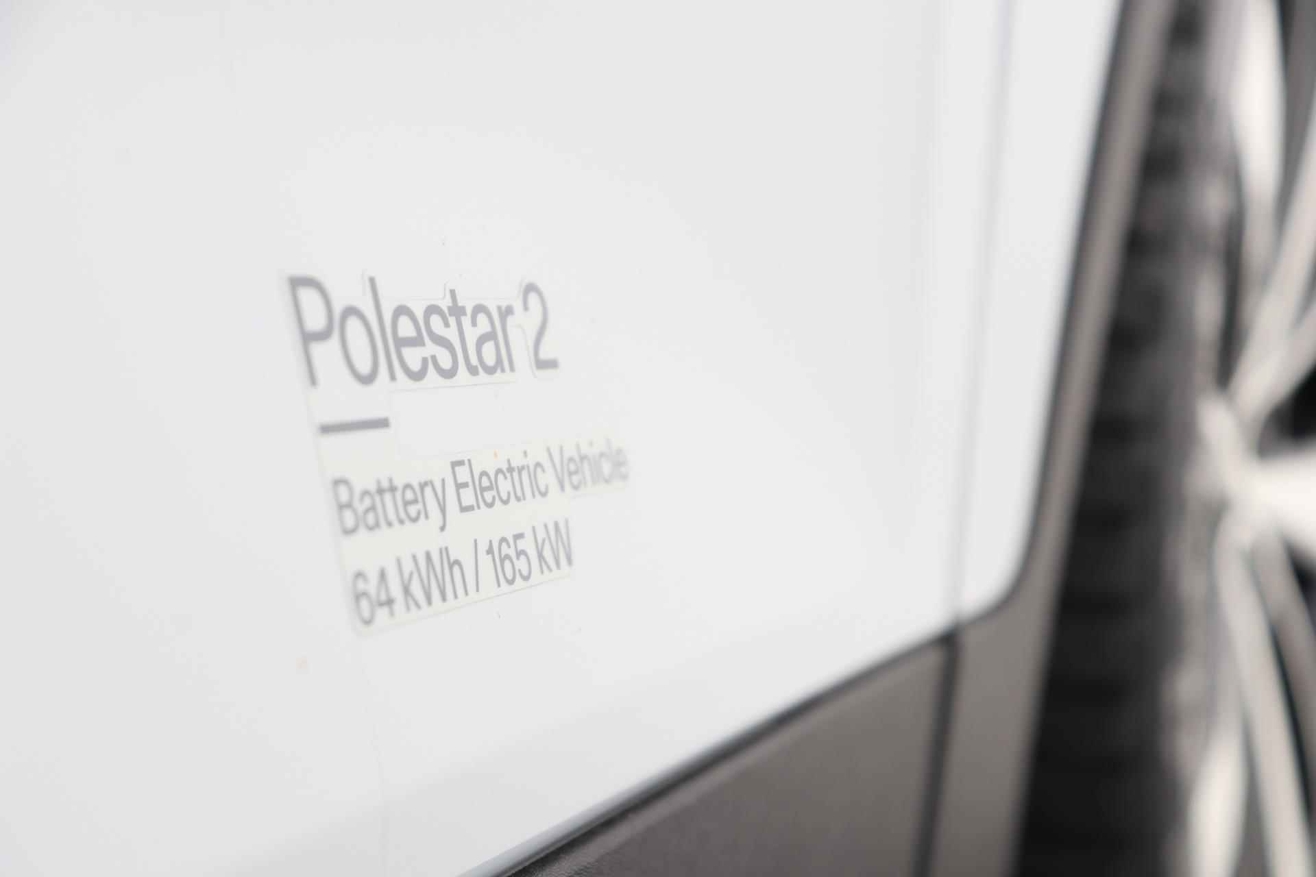 Polestar 2 SRSM 63kWh SINGLE ENGINE|PANO-DAK|HK AUDIO|360 CAMERA|GOOGLE|STOEL+STUURWIEL VERW.| - 31/63