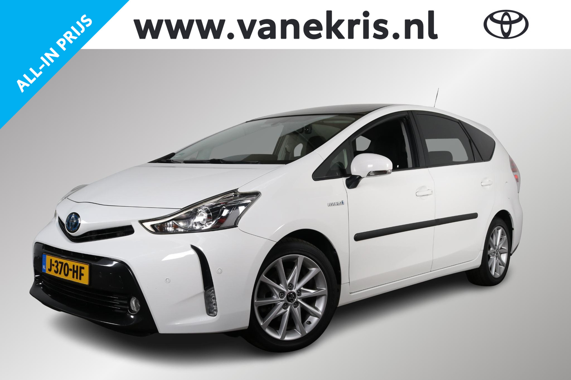 Toyota Prius + 1.8 Business Plus, Trekhaak, Pano-dak, Leer, Navi , DAB Radio, Adaptieve cruise control