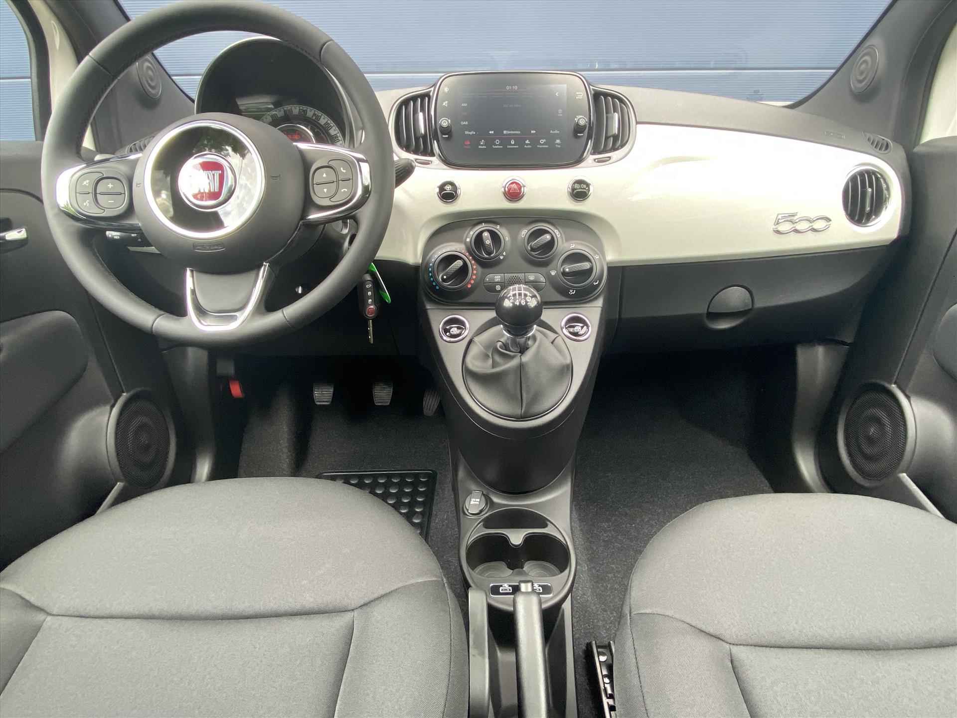 Fiat 500 1.0 70pk Dolcevita Finale Hybrid | Panorama Dak | Cruise Control | Parkeersensoren Achter | AppleCarplay/AndroidAuto | Uit voorraad leverbaar! - 7/33